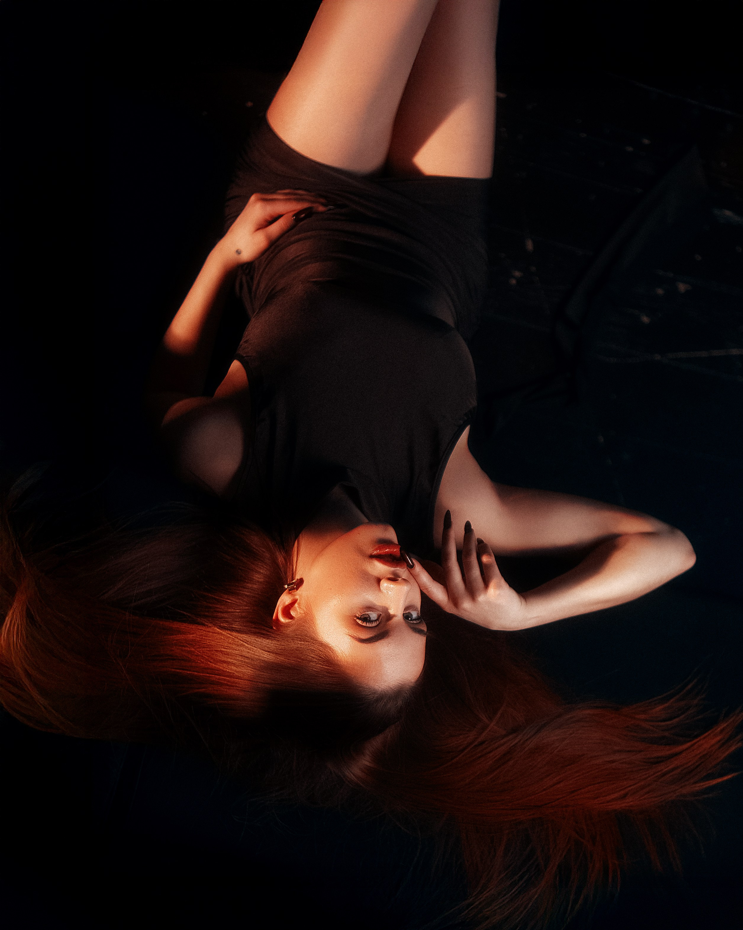 Фотосессия в студии для Полины в Новосибирске. Фотограф в Новосибирске Владислав Унтерберг