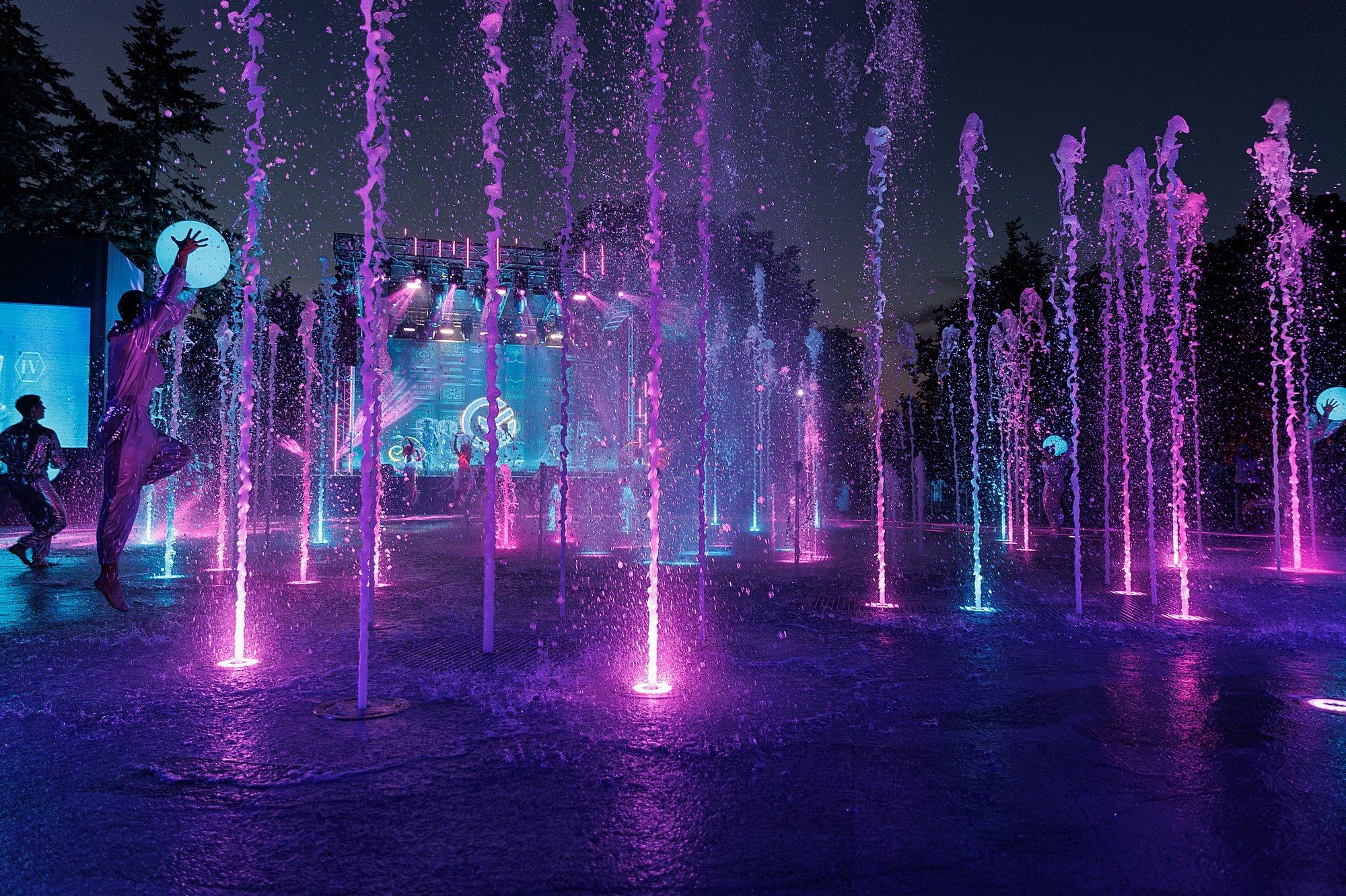 Открытие мультимедийного фонтана | СБЕР. Боченков Вадим | Фотограф в Пскове и Санкт-Петербурге