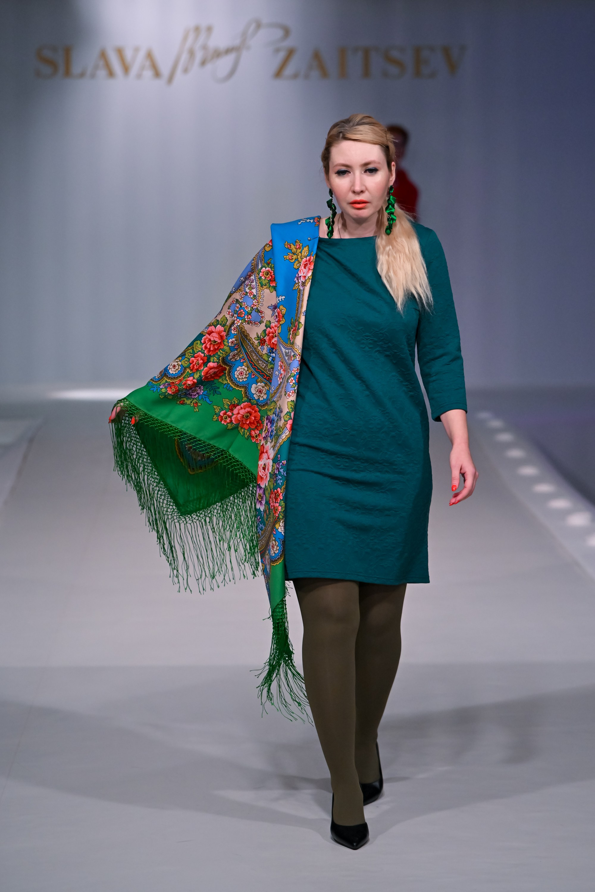 Показ в доме моды В.Зайцева. Коллекционер и искусствовед Олеся Ястребова