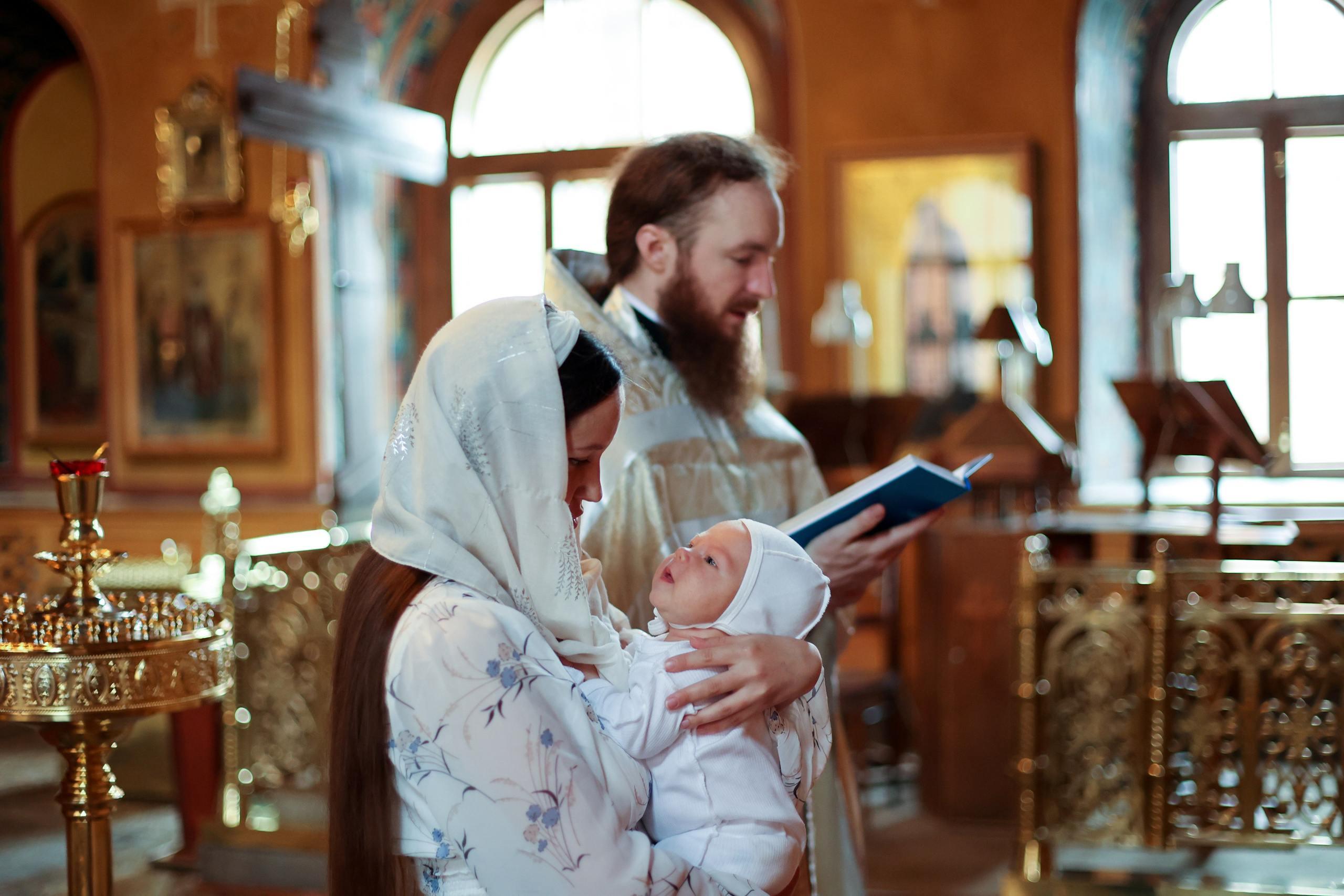 Крещение, Свято-Троицкая Сергиева Лавра. Фотограф новорожденных. Детский и семейный фотограф Марьяна Юдина