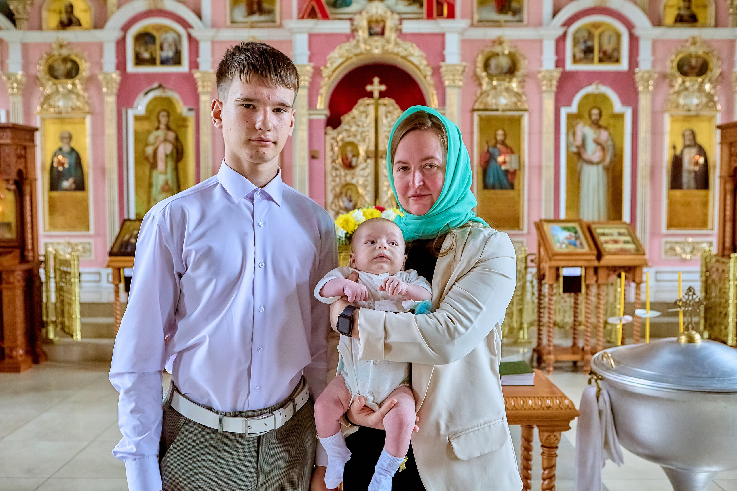 Таинство Крещения младенца Марка