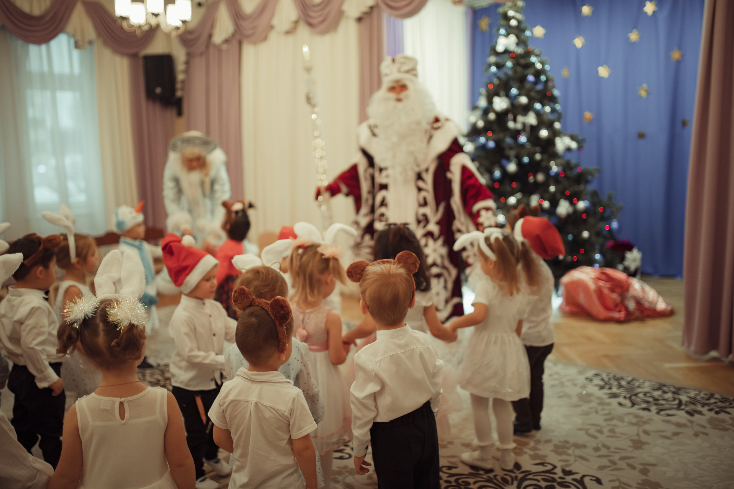 Новогодний утренник в детском саду. Семейный и детский фотограф в Москве Дорогова Екатерина