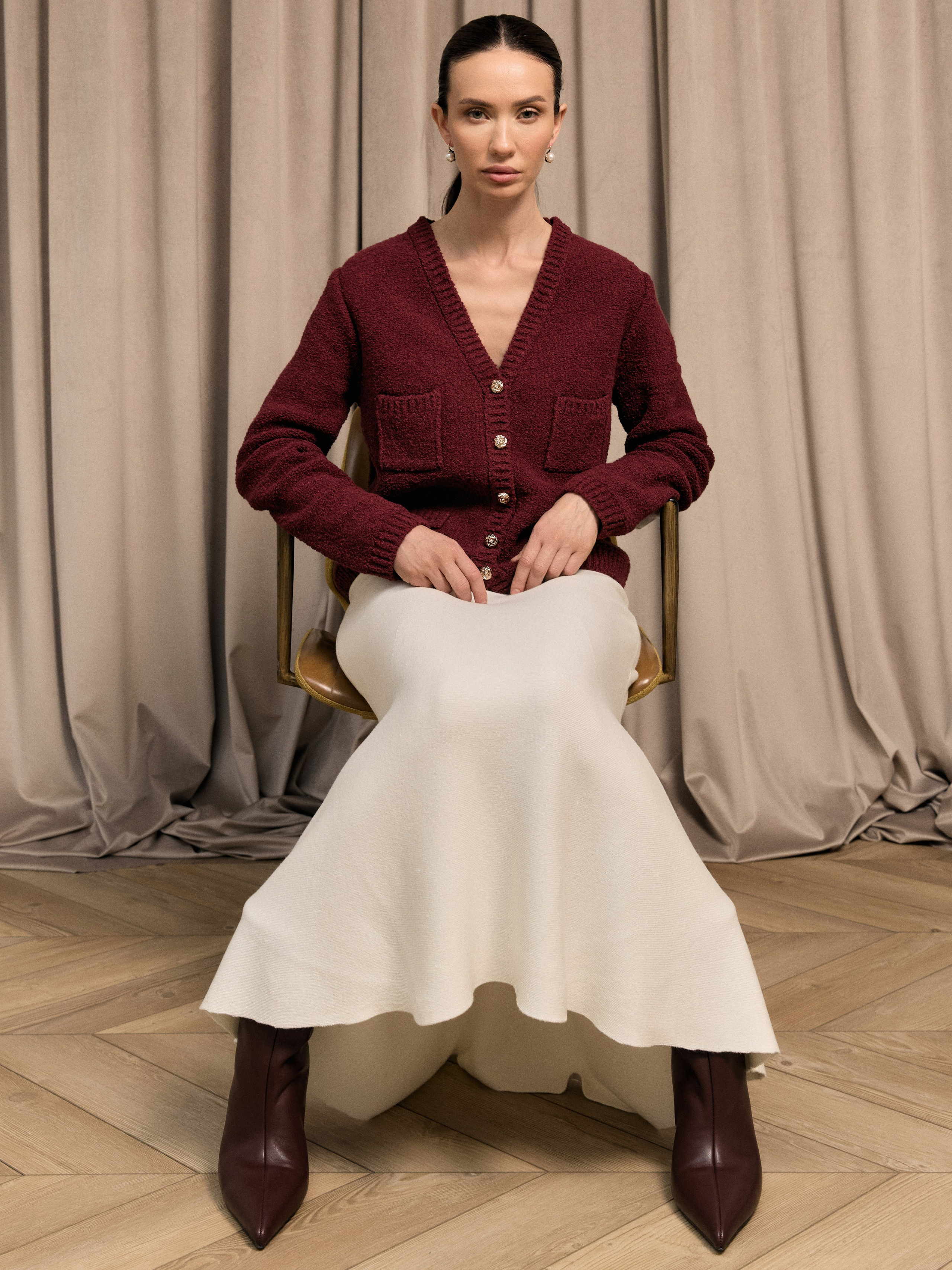 Red Cardigan. Фотограф в Москве и Сургуте Алла Лесовая. Снимаю каталог для брендов и индивидуальные портреты для людей