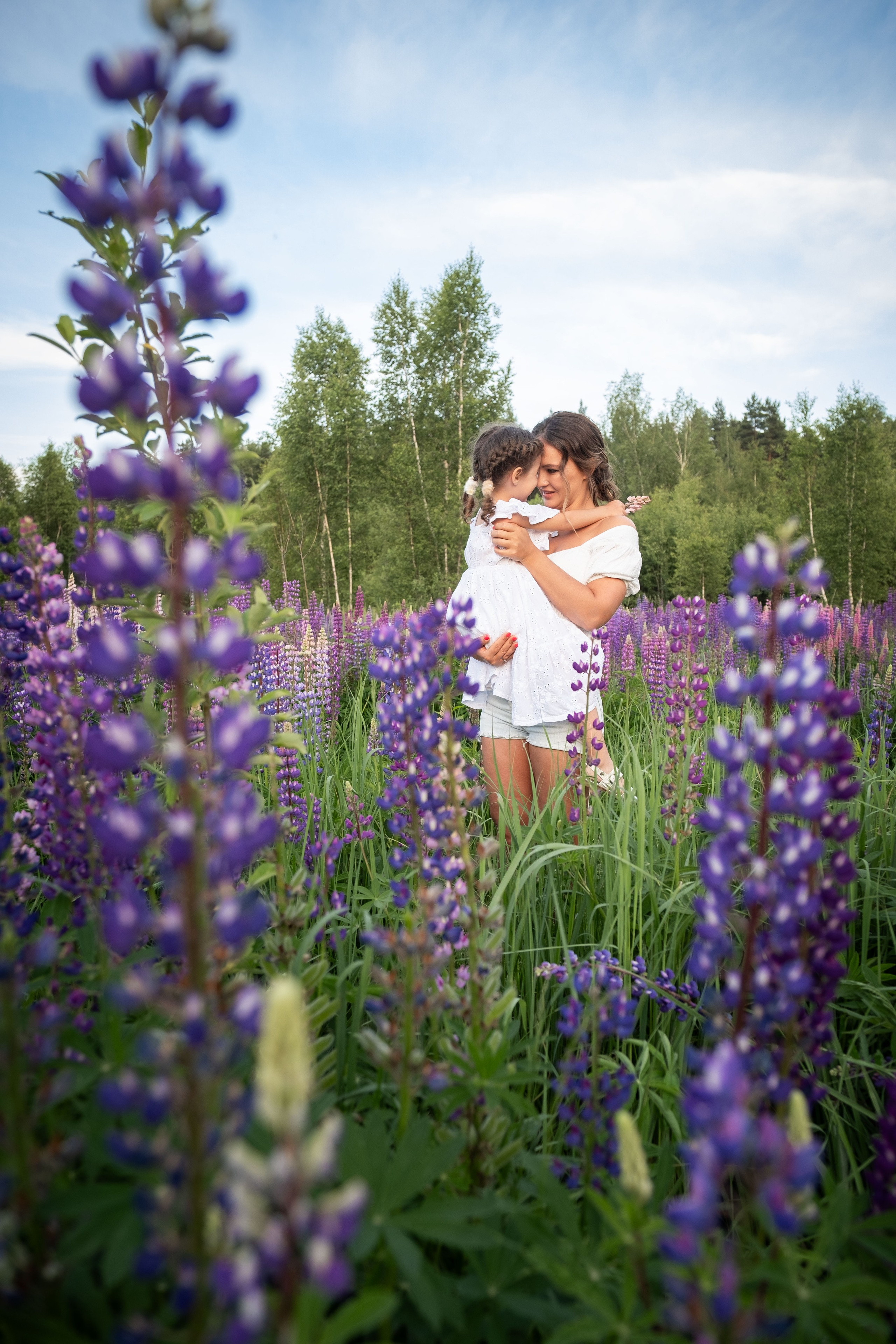 Семейная фотосессия на природе. Фотограф беременности Демочкина Елена