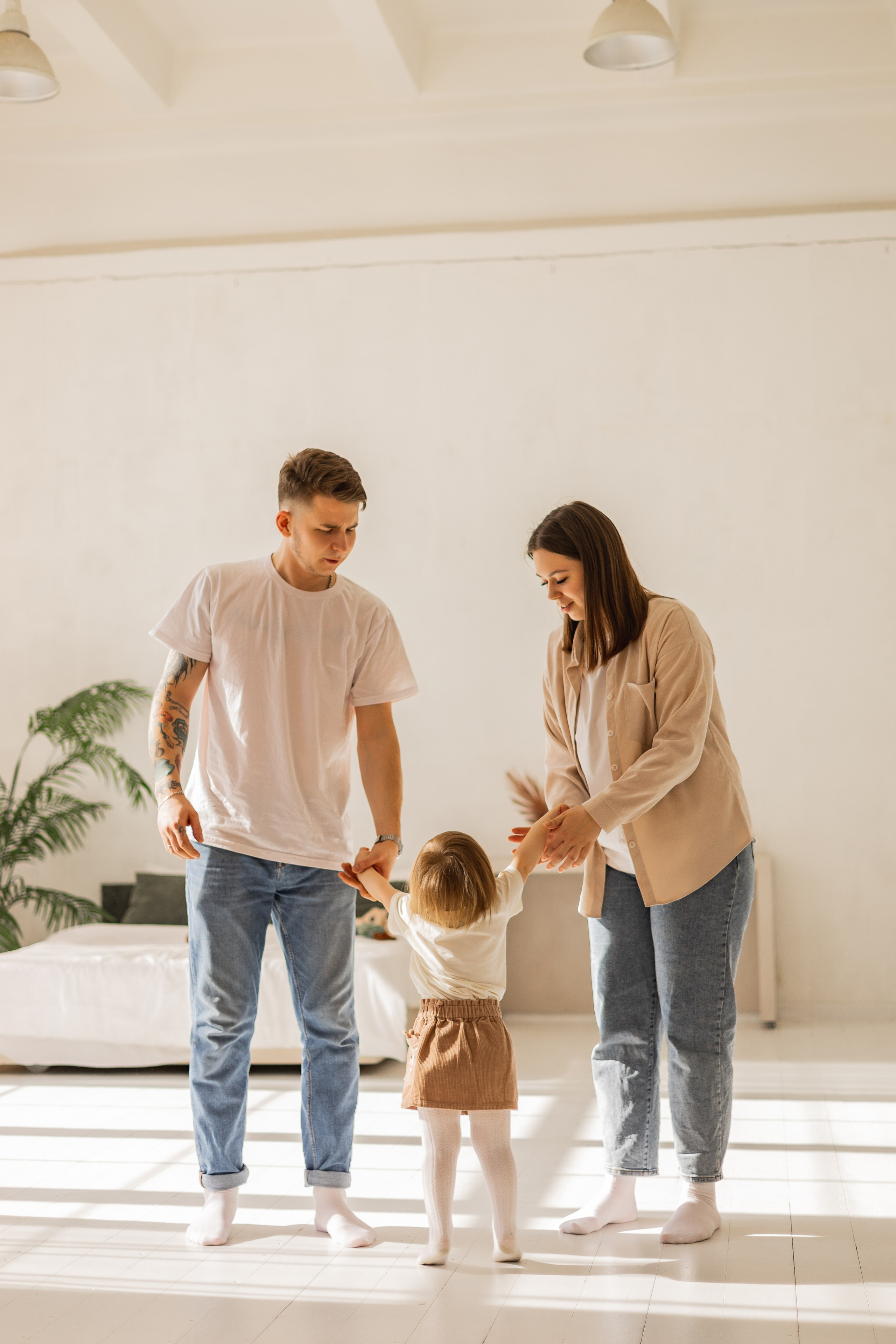 Семейная фото сессия в студии. Фотограф Самойлова Анна Архангельск, Северодвинск