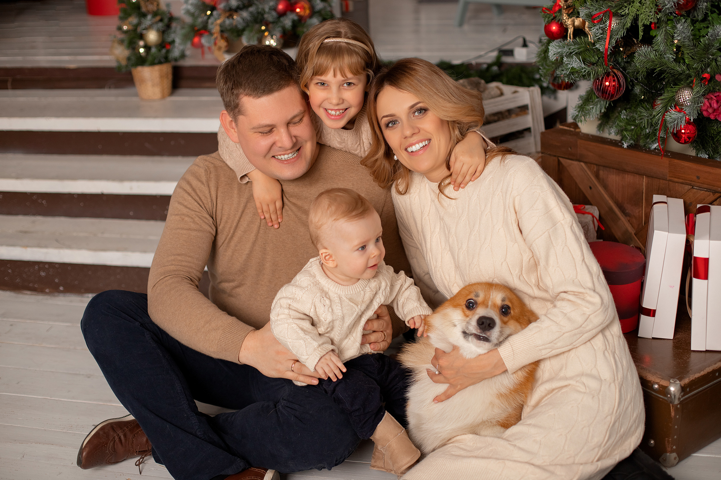 Юля, Дима, Машуля, Кирюша и Буфф. Семейный фотограф в Санкт-Петербурге Анастасия Нечаева