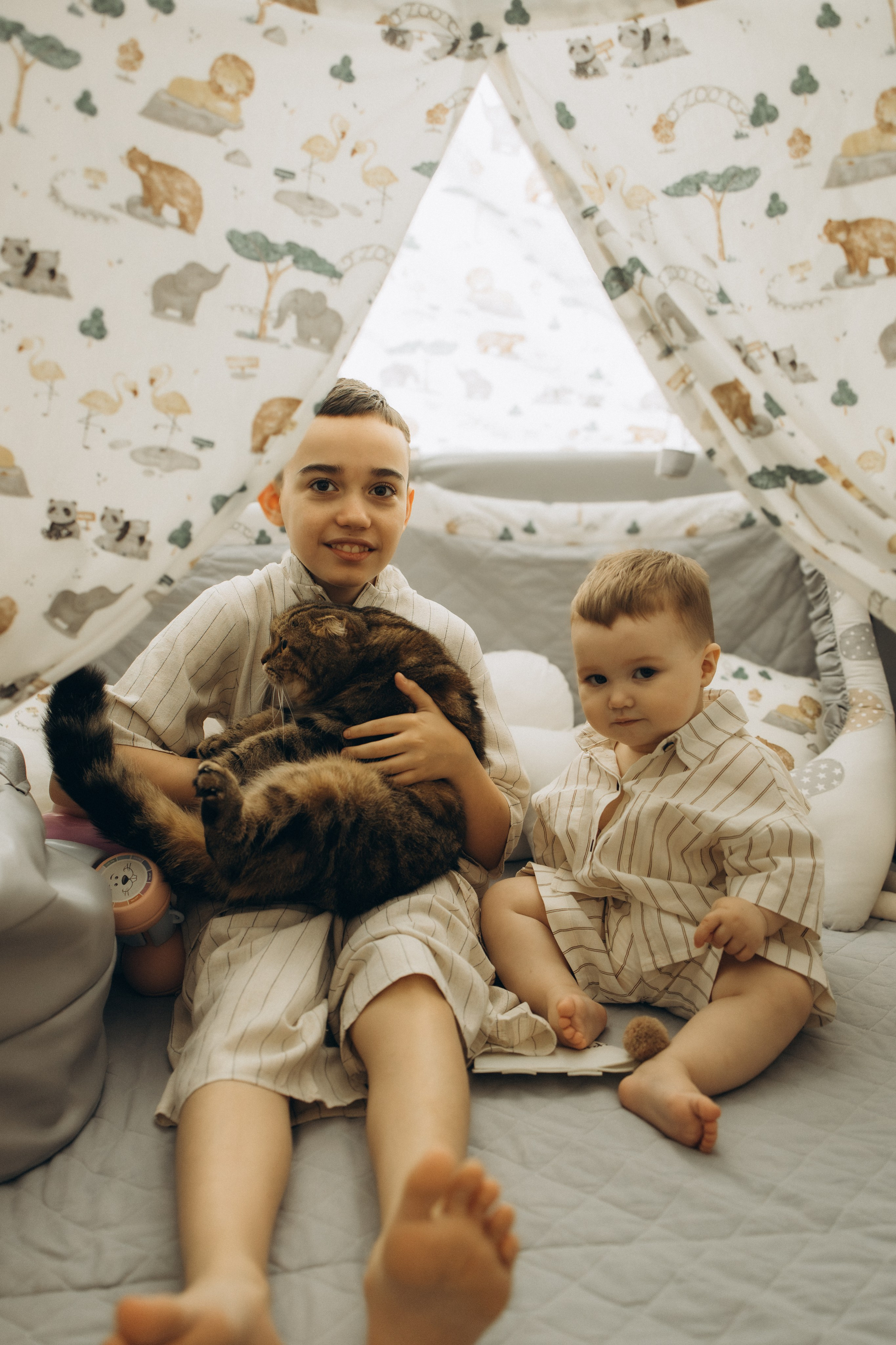 Дарья, Максим, Владислав и Матвей. Семейный фотограф в Москве Алина Киблина