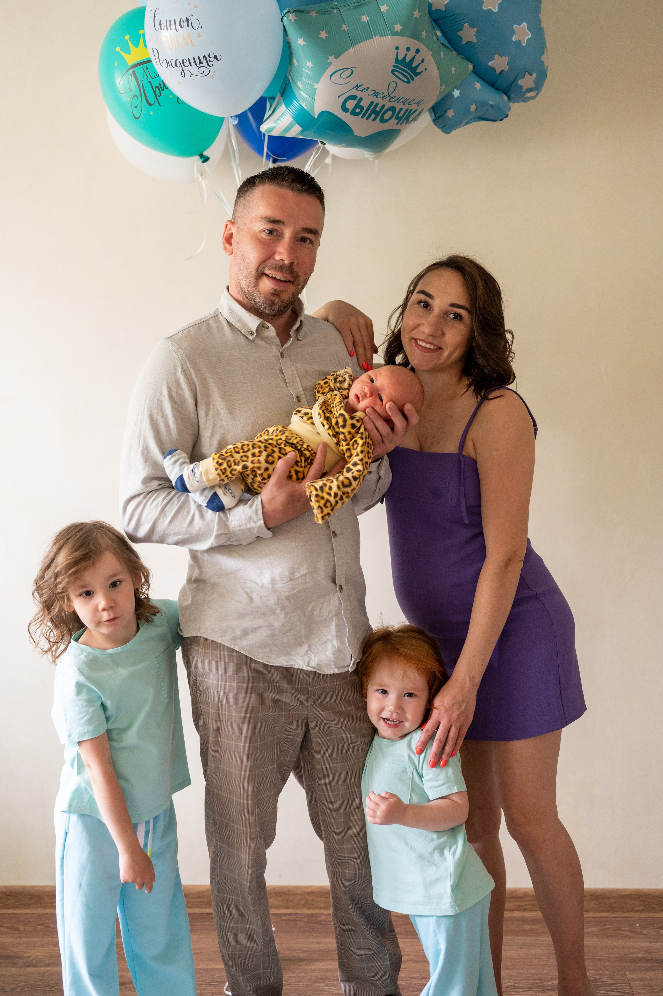 Встреча малыша дома. Фотограф новорожденных, семейный детский в Тюмени Татьяна Морозова