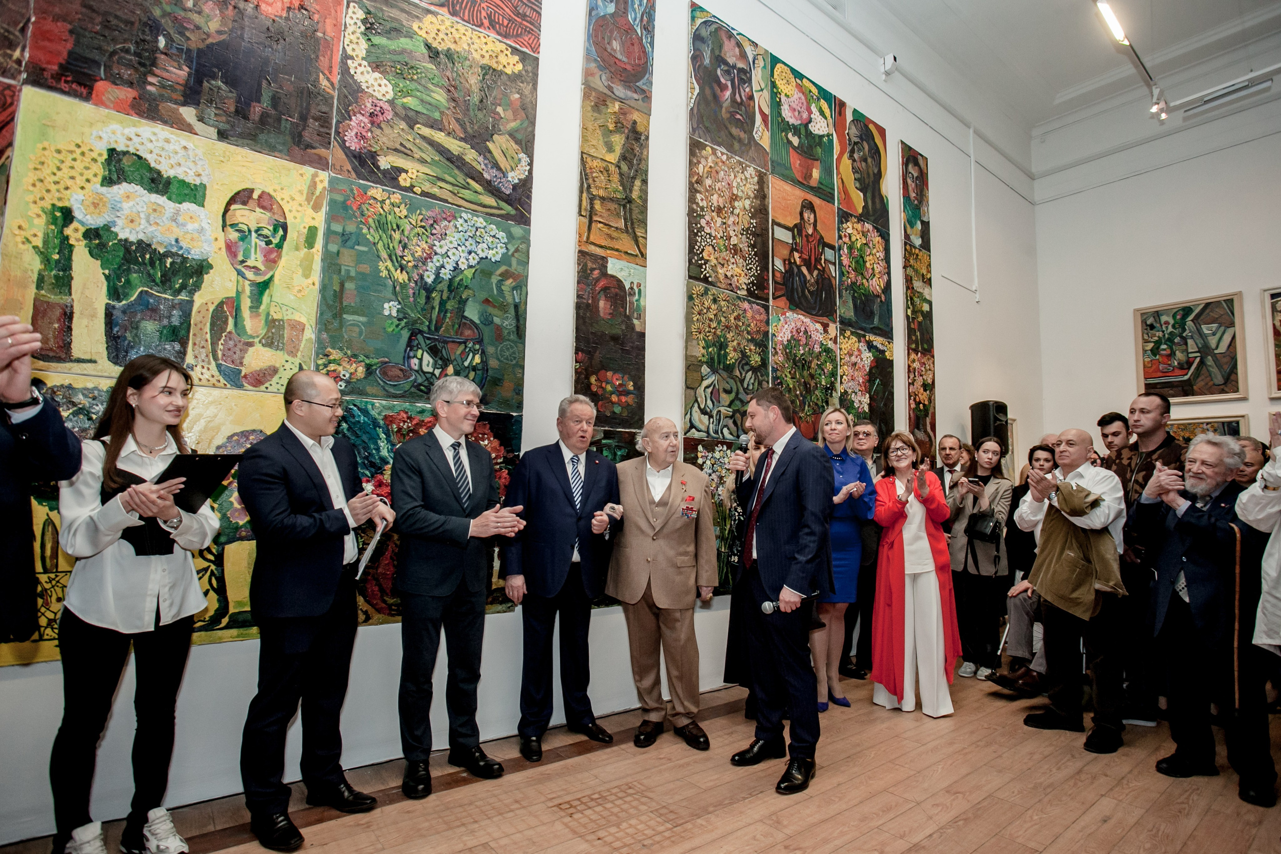 Открытие выставки Зураба Церетели. Art photographer Nino