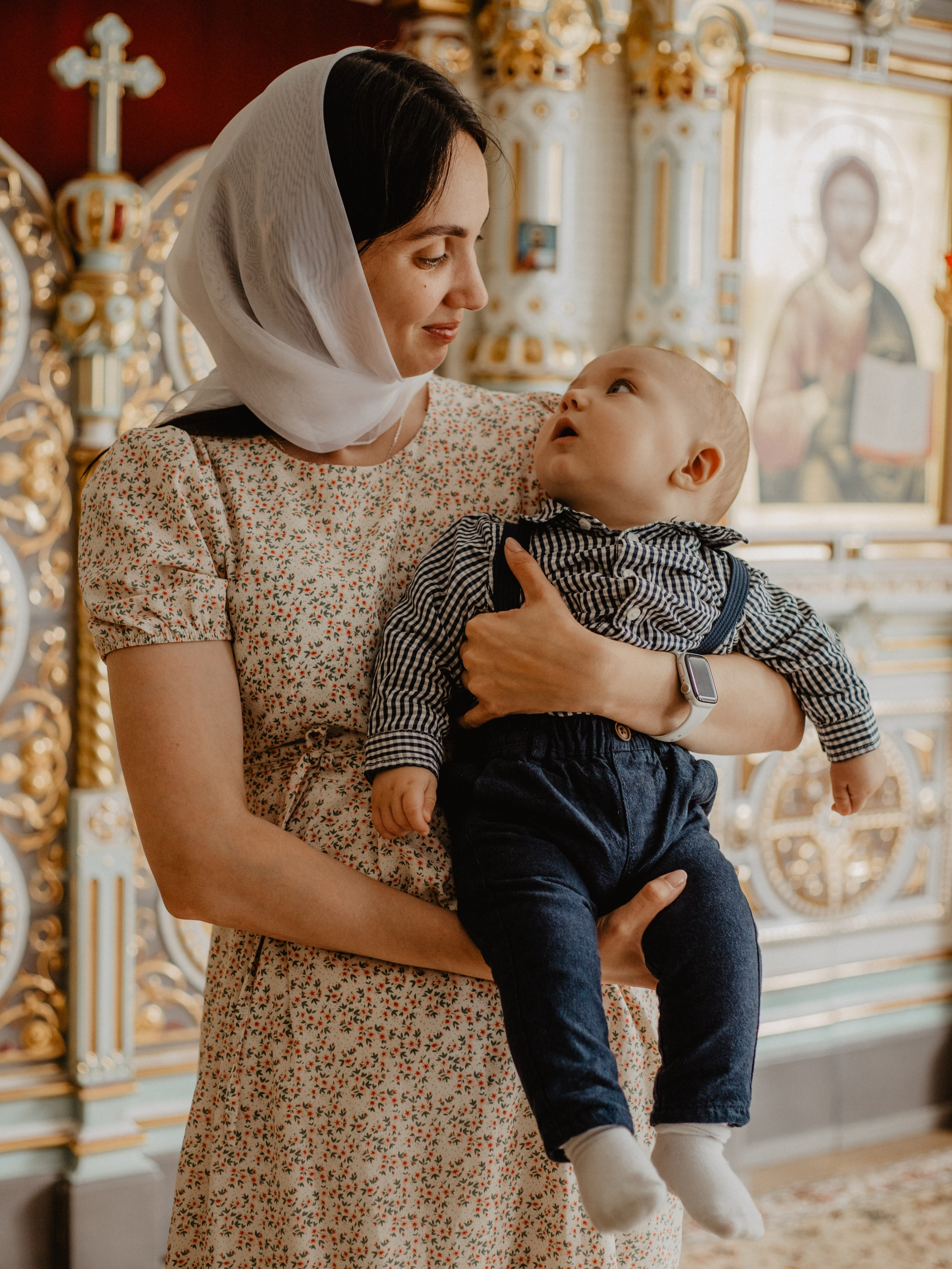Крещение Мирона. Семейный и детский фотограф в  г. Екатеринбурге Холодова Юлия