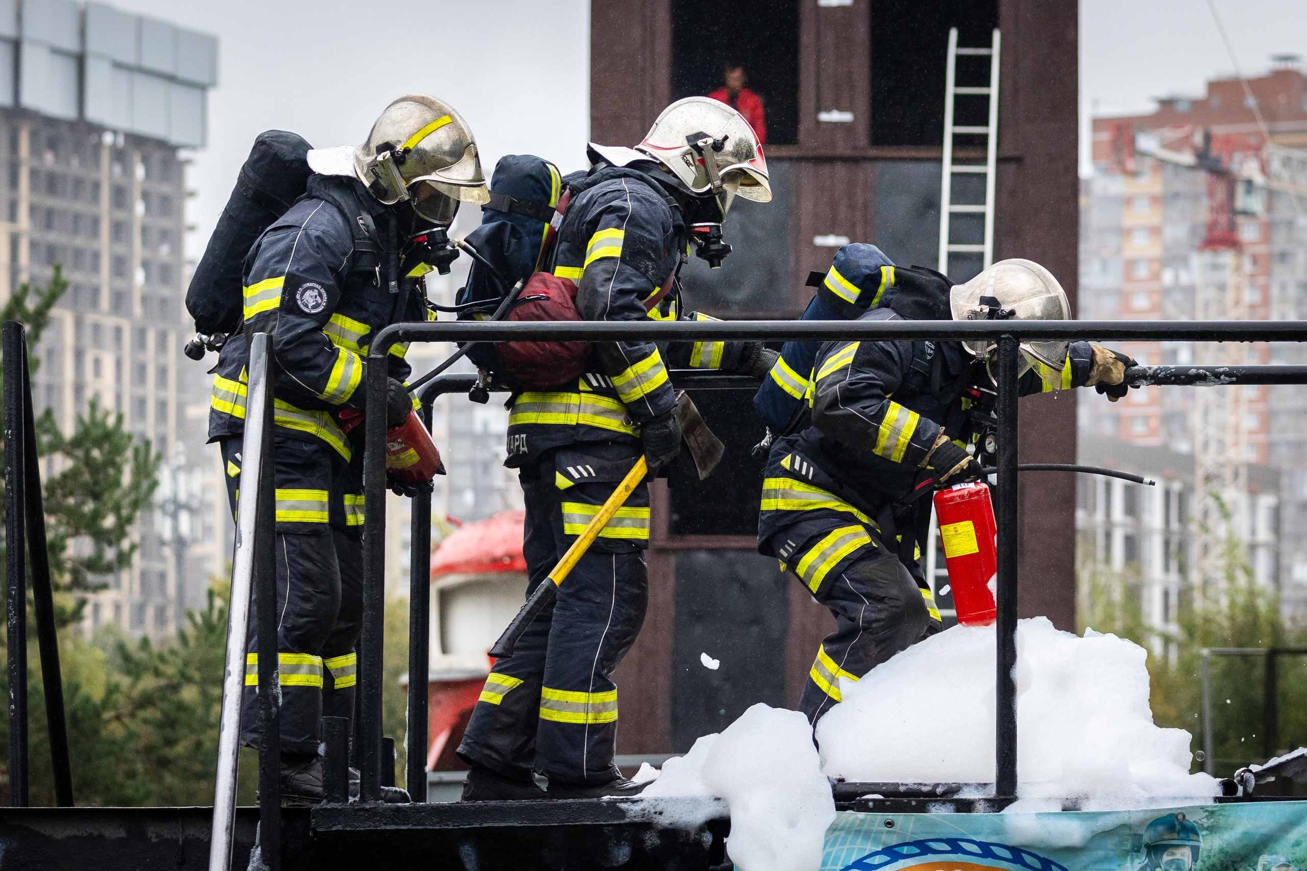 Финал международных соревнований среди пожар но-спасательных подразделений. Фотограф в Санкт-Петербурге