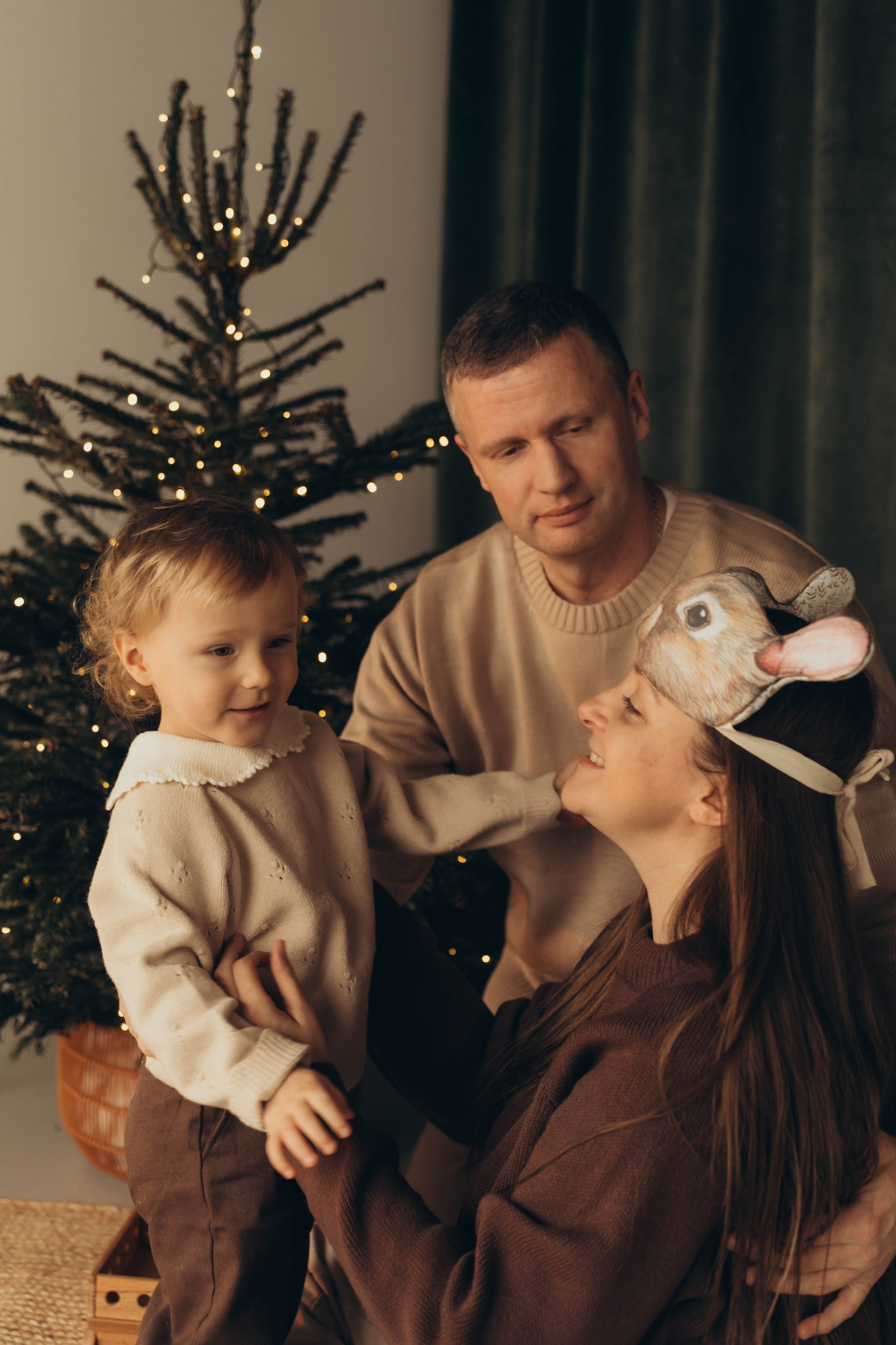 Екатерина, Николай и малышка Аня