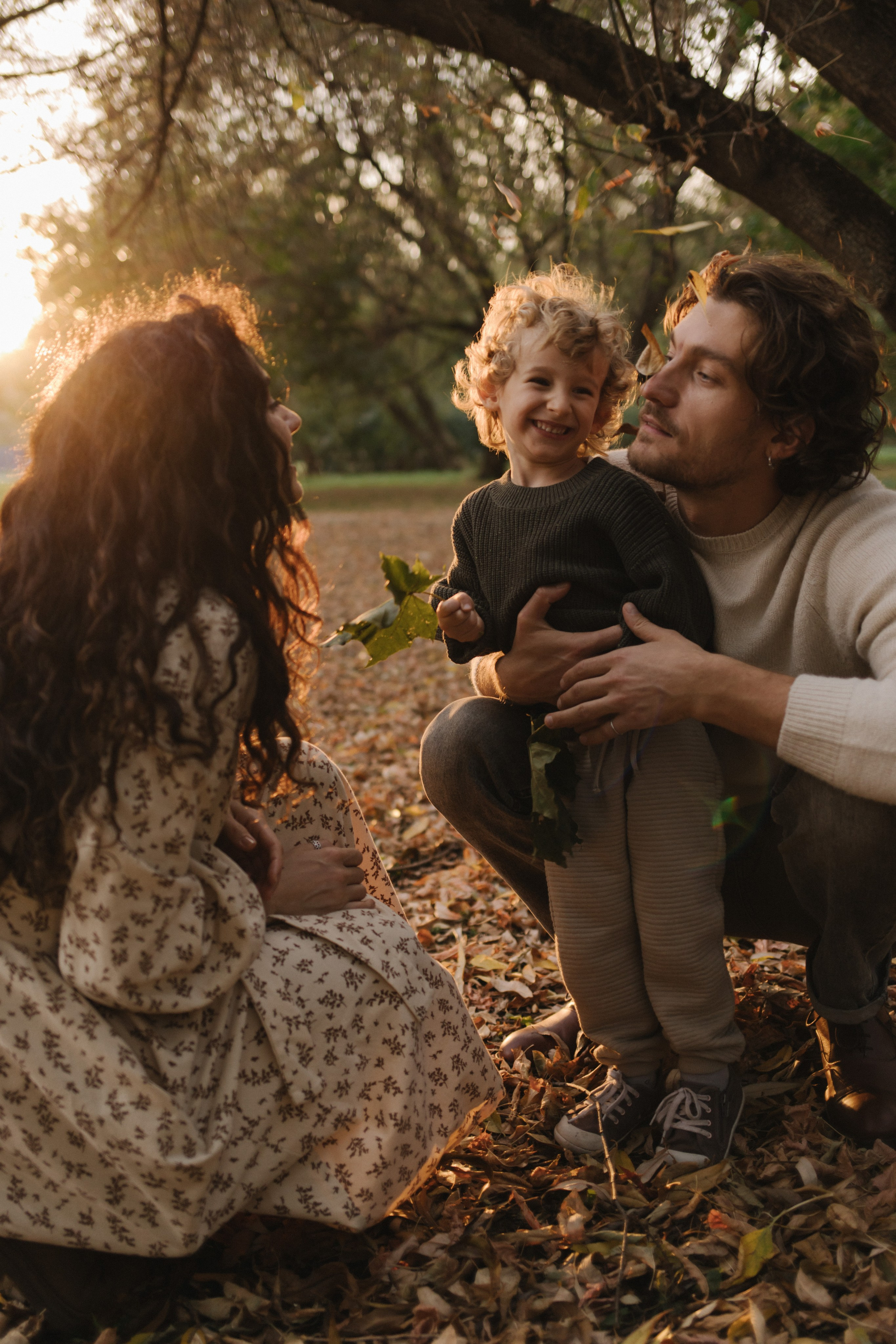 Виктор, Евгения и Марк. Семейный фотограф в Москве Валерия Мясникова