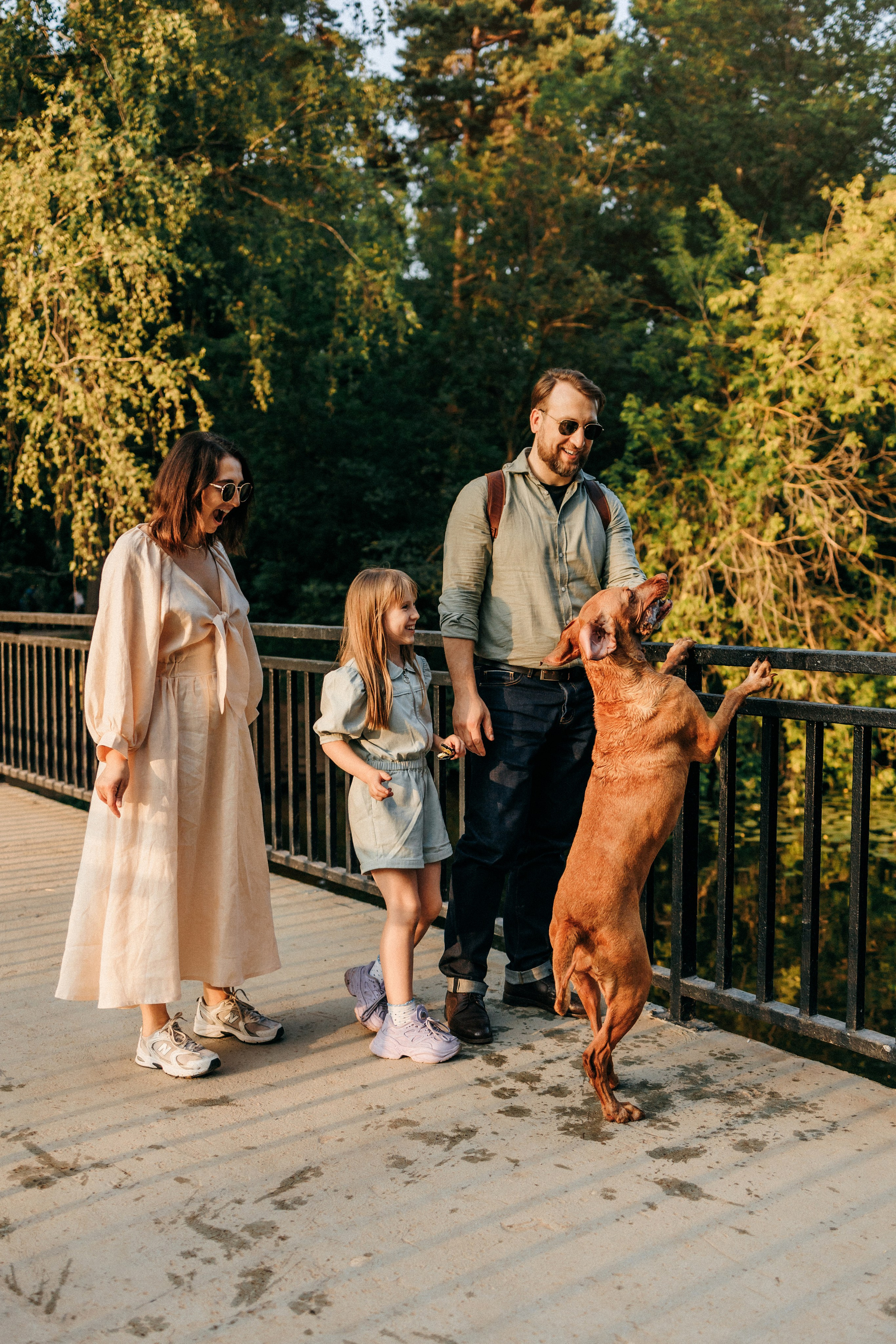 Марина, Глеб, Мая и Чили. Фотограф-анималист Елена Радченко, Москва