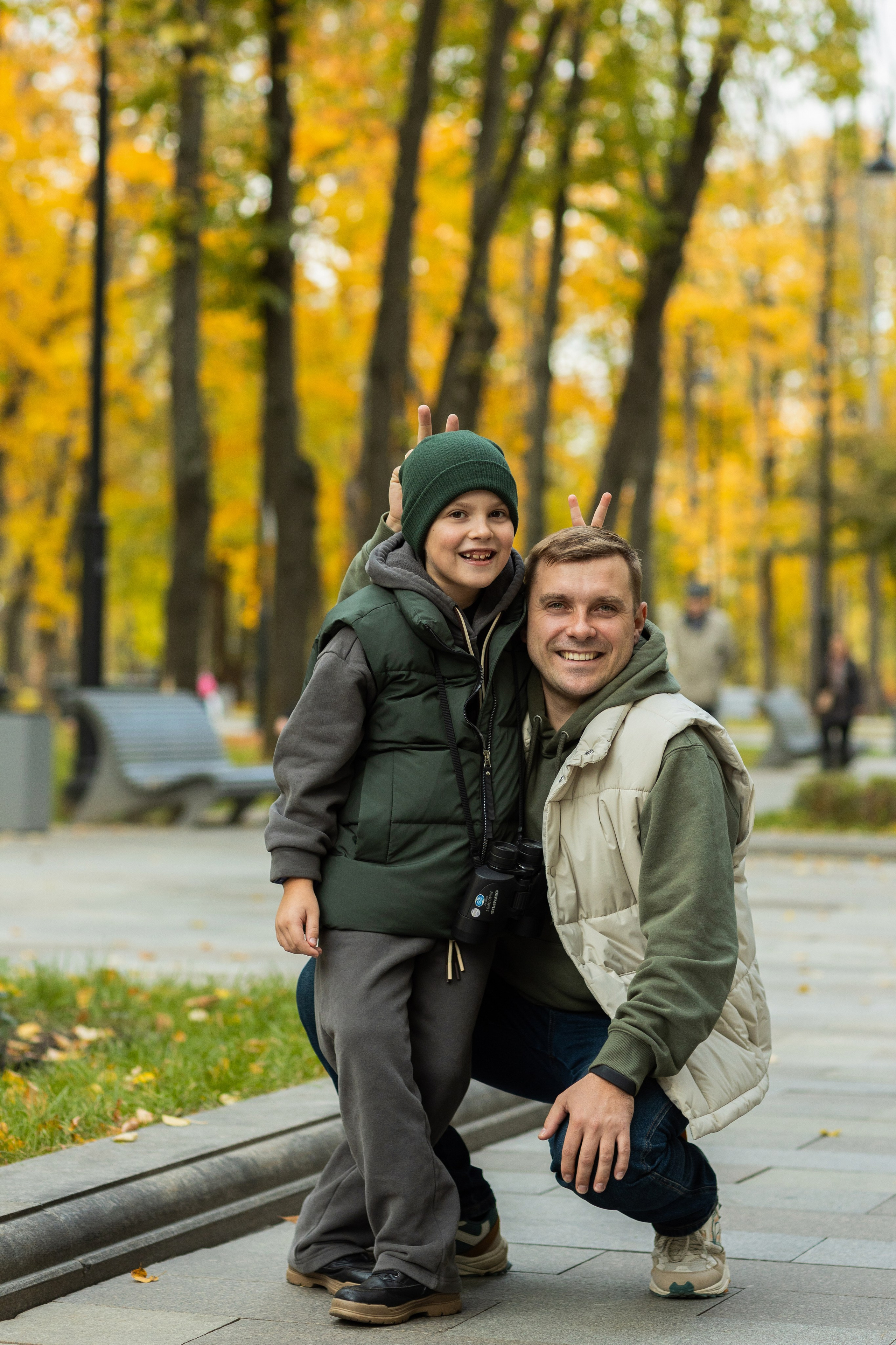 Осень на Речном вокзале. Семейный и детский фотограф в Москве Олеся Маркина