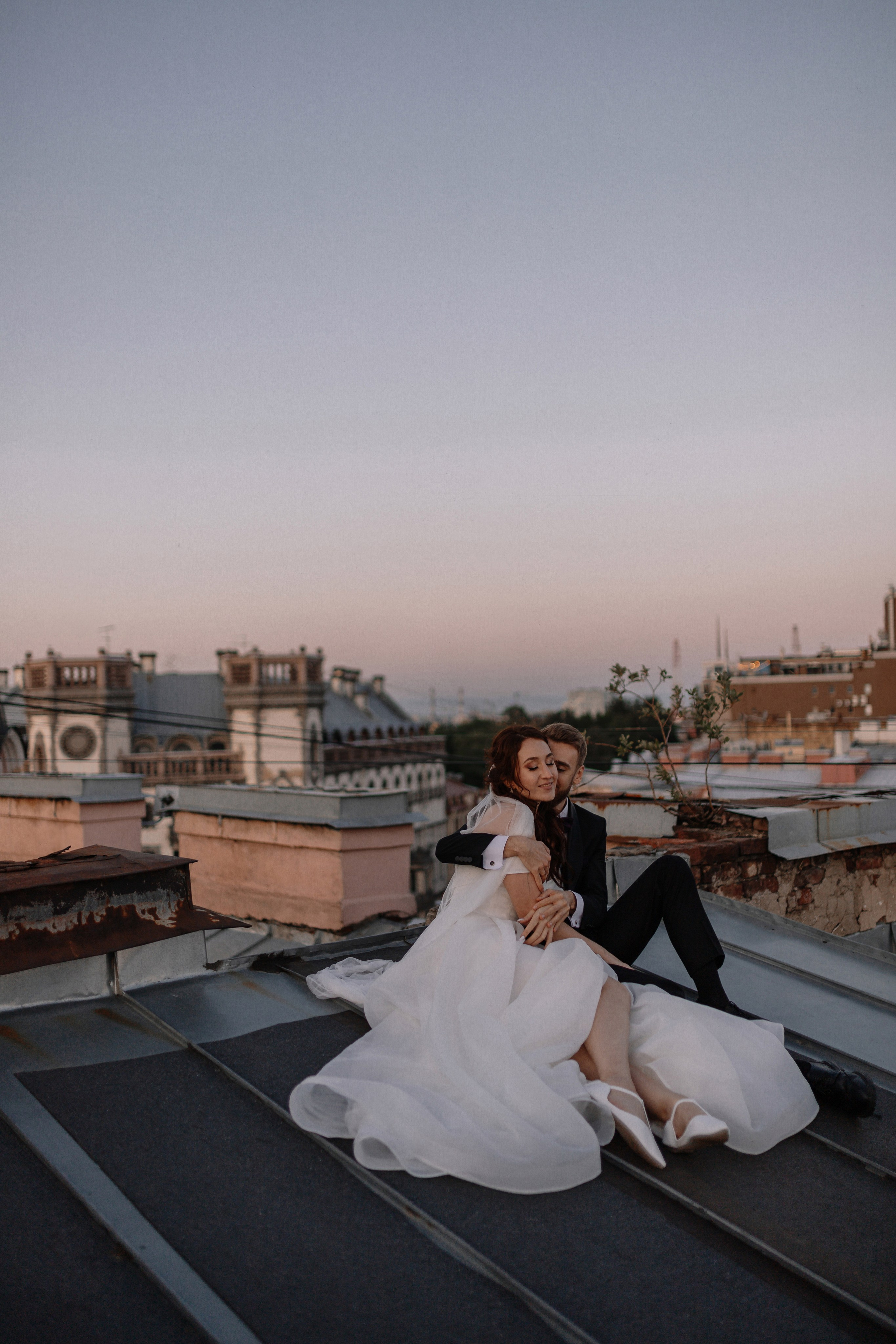 Крыша Петроградки. Николь — ваш любимый фотограф в Санкт-Петербурге