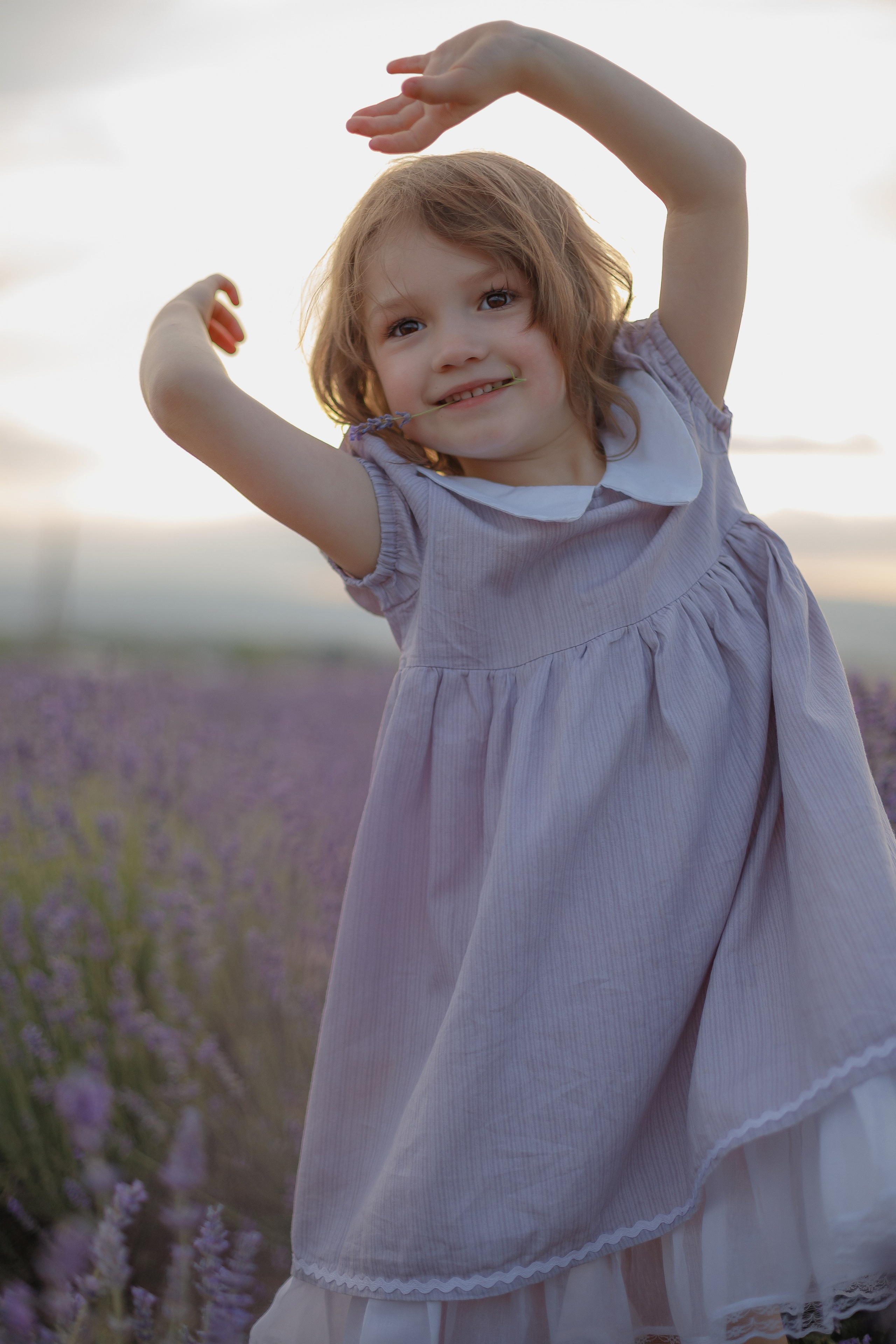 Прогулка на лавандовом поле. Семейный и детский фотограф в Крыму Екатерина Швец