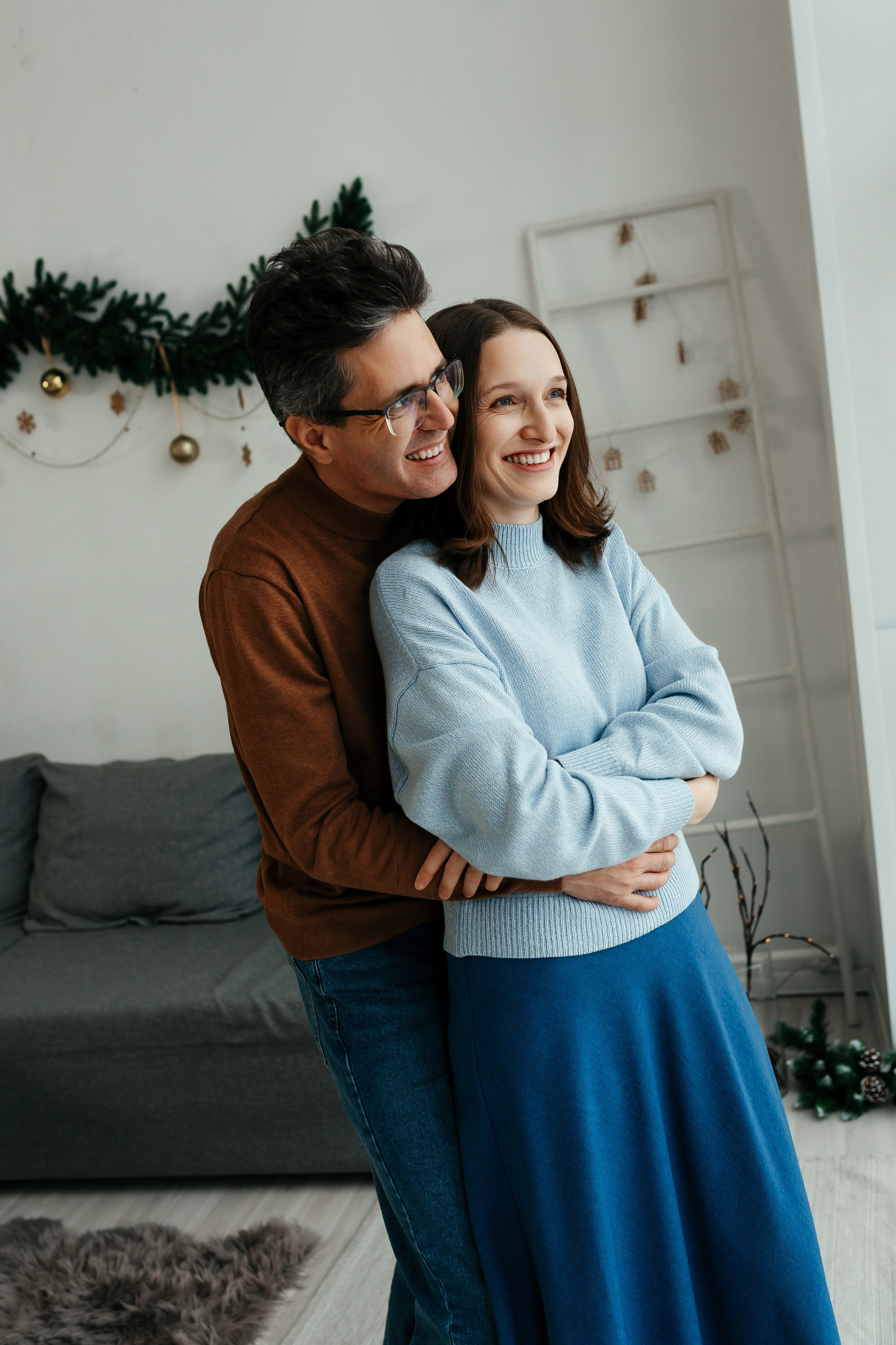 Новогодняя семейная фотосессия. Фотограф Ким Наталья в Красноярске
