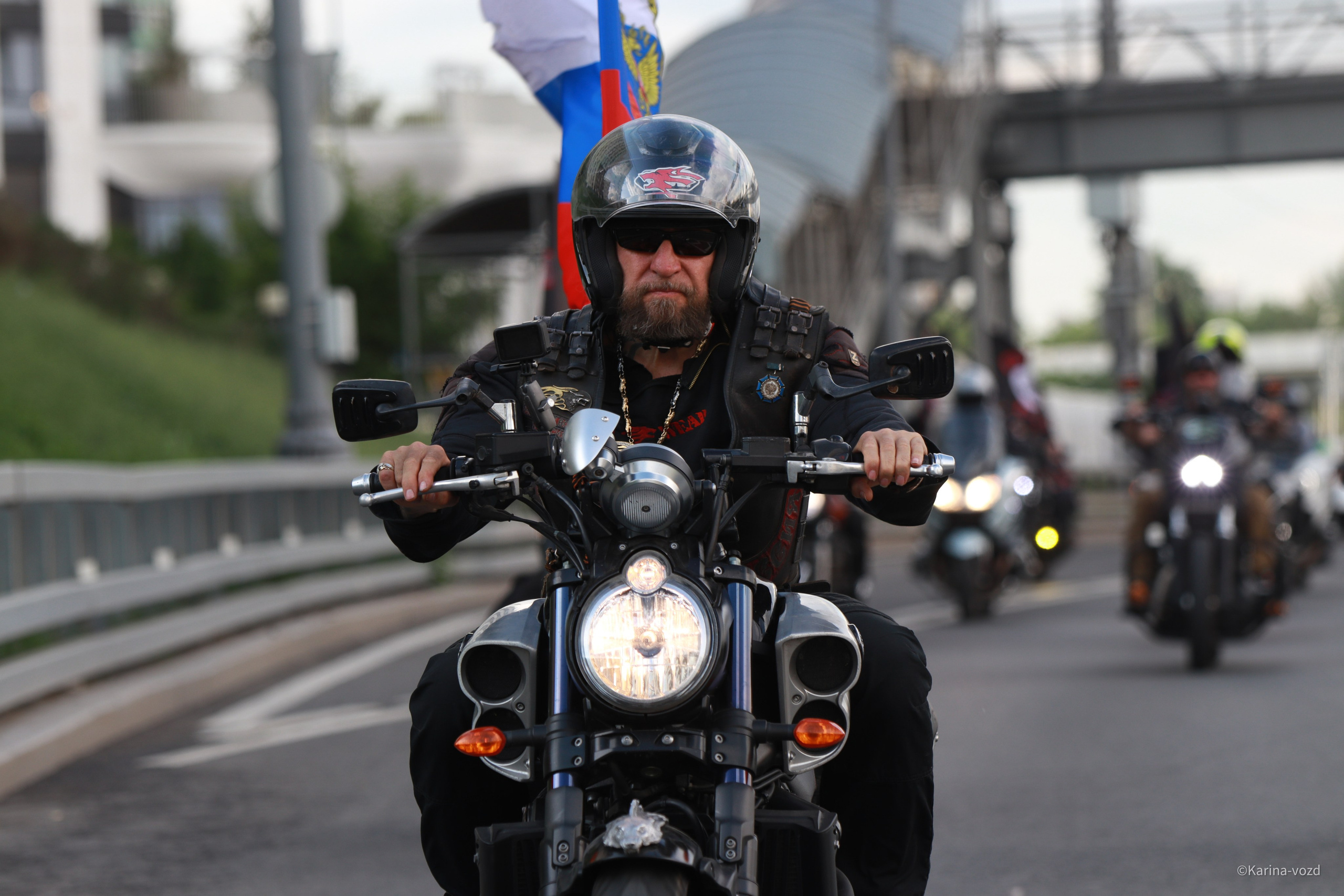 36-ти летие мотоклуба «Ночные Волки». Репортажный фотограф в Москве и Зеленограде Karina-vozd