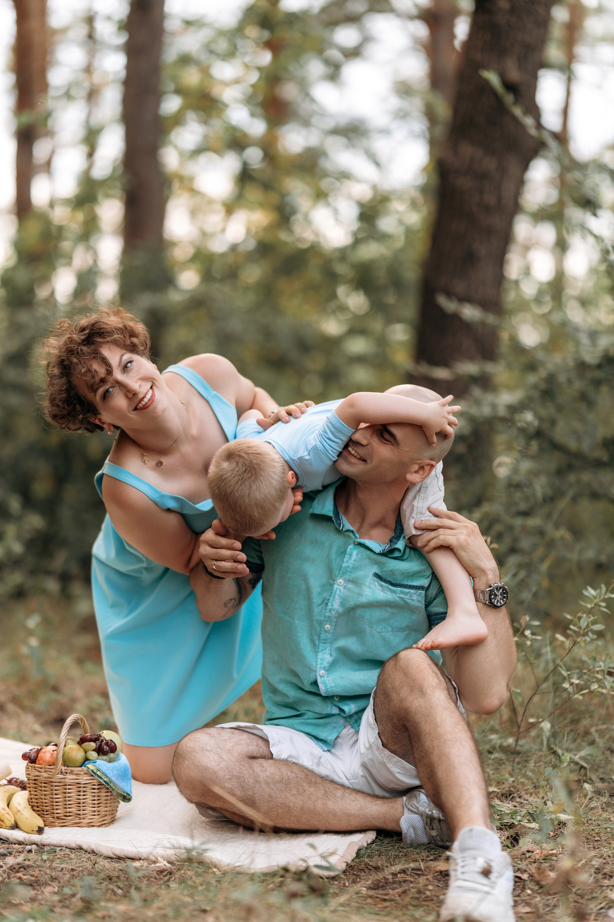 Семья на природе. Семейный и свадебный фотограф в Ульяновске Арина Авдеева