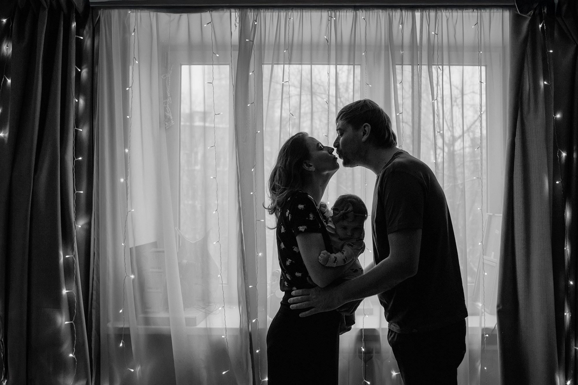 Семейная новогодняя фотосессия. Свадебный фотограф в Москве Аля Загирова