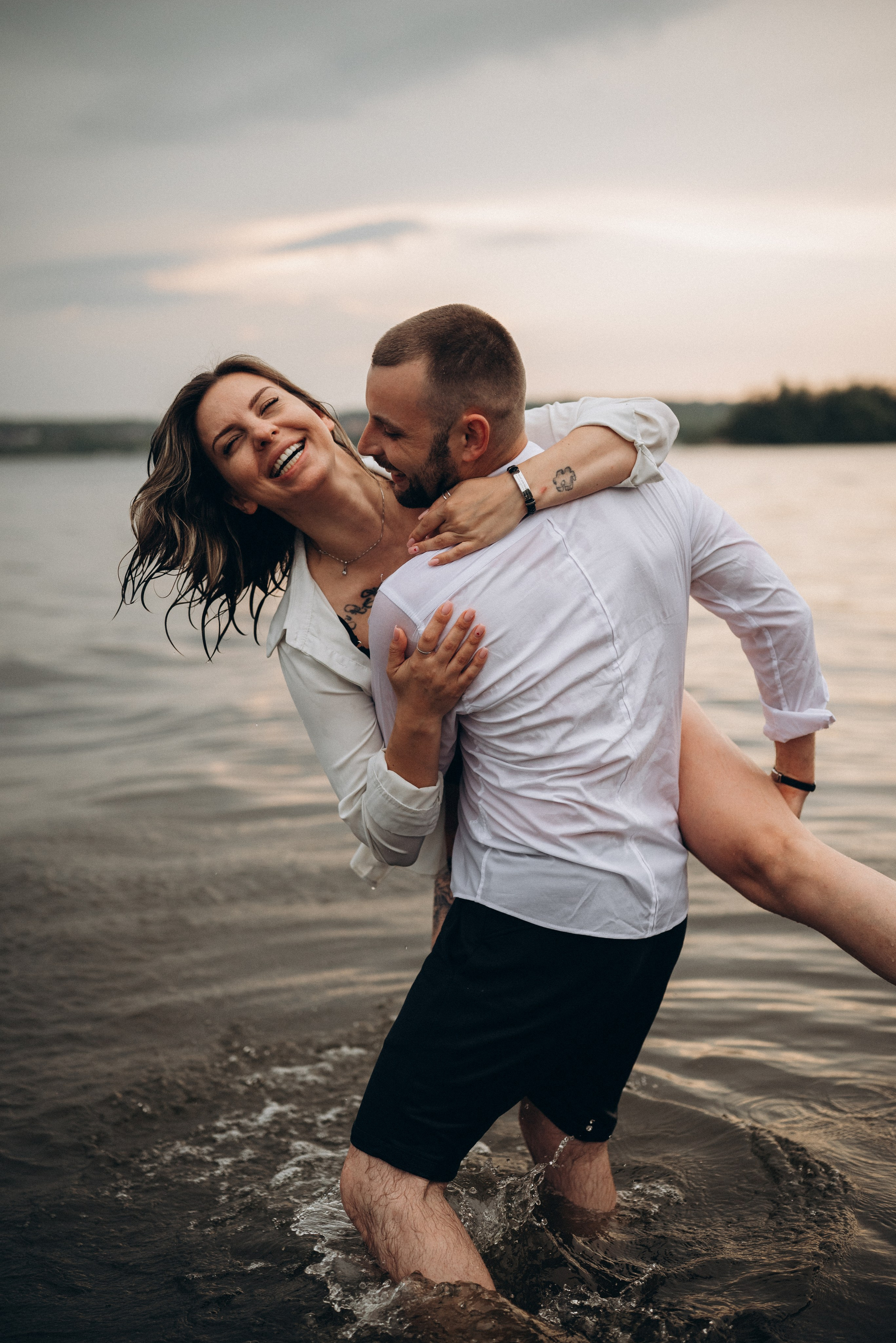 На закате. Семейный фотограф в Москве Дарья Пузикова