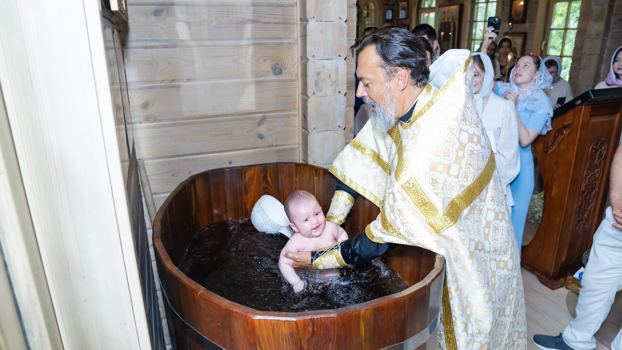 Таинство Крещения Марии. Крамер Юлиана детский и семейный фотограф