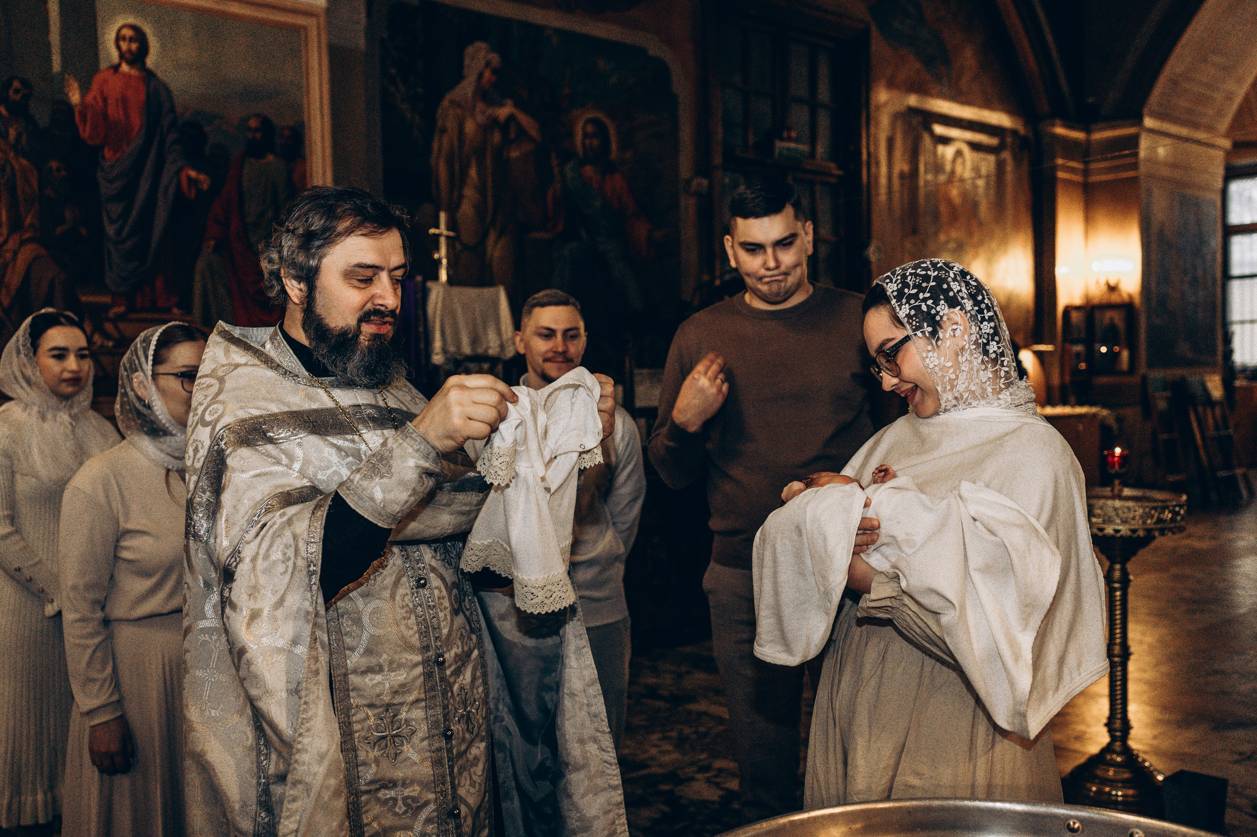 Крещение в Храме Воскресения Словущего в Даниловской Слободе. Главная