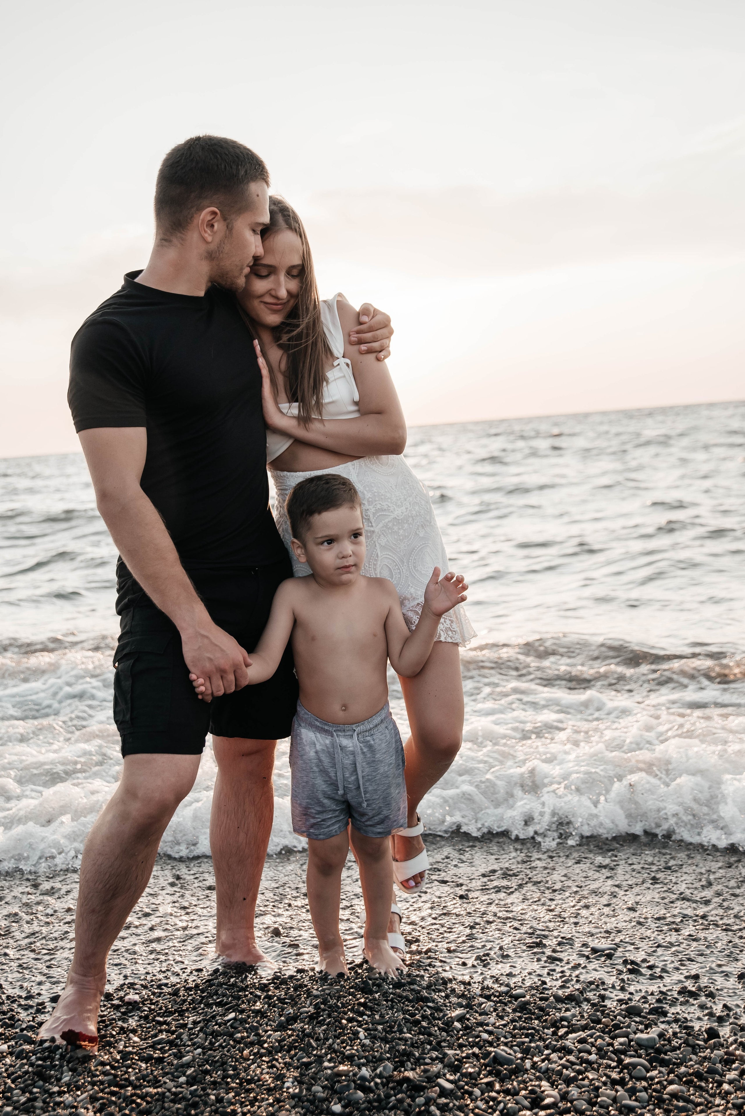 Аня, Саша, Дима. Фотограф Людмила Федотова