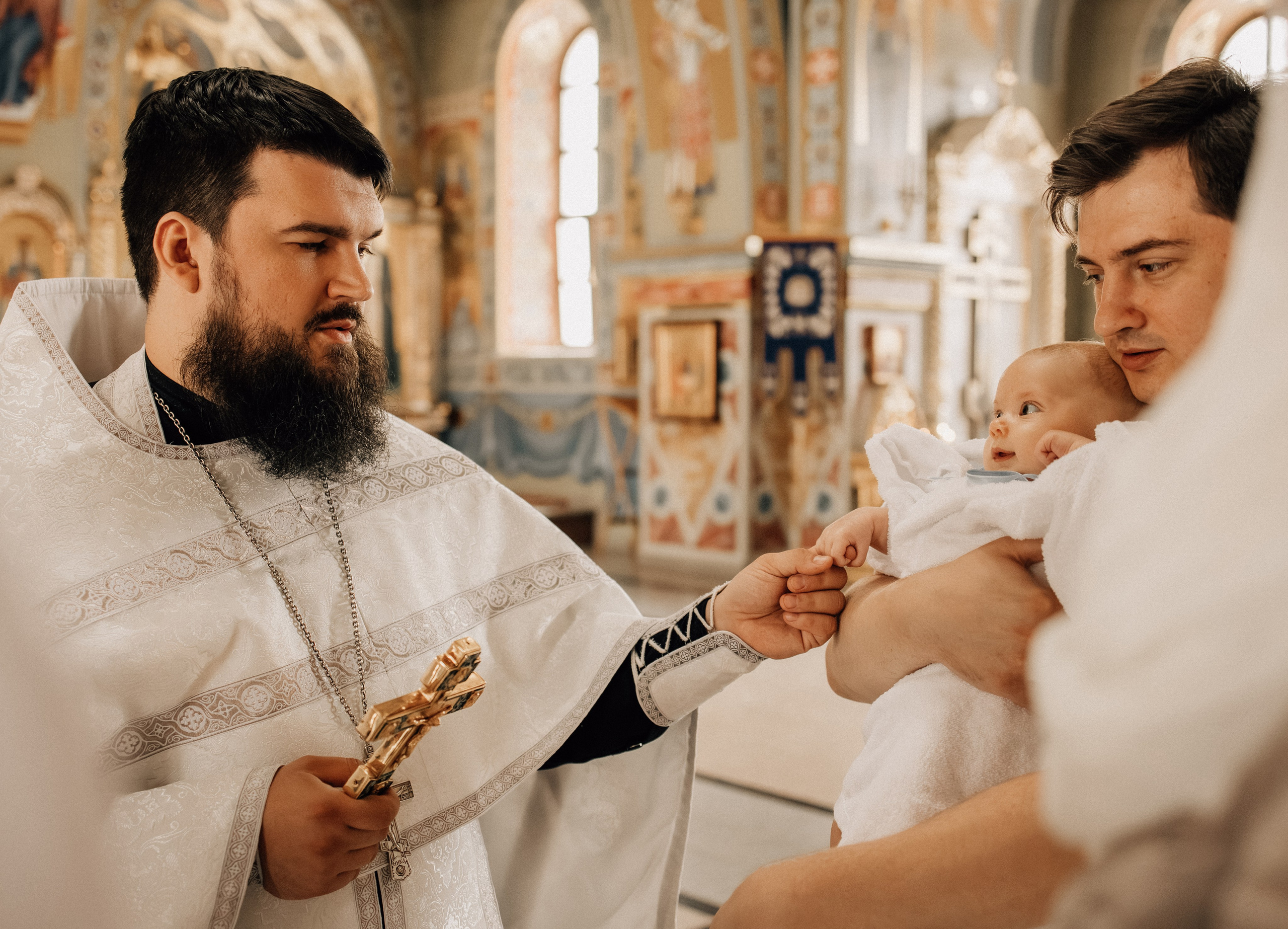 Съемка крещения в Воронеже, фотосессия крещения