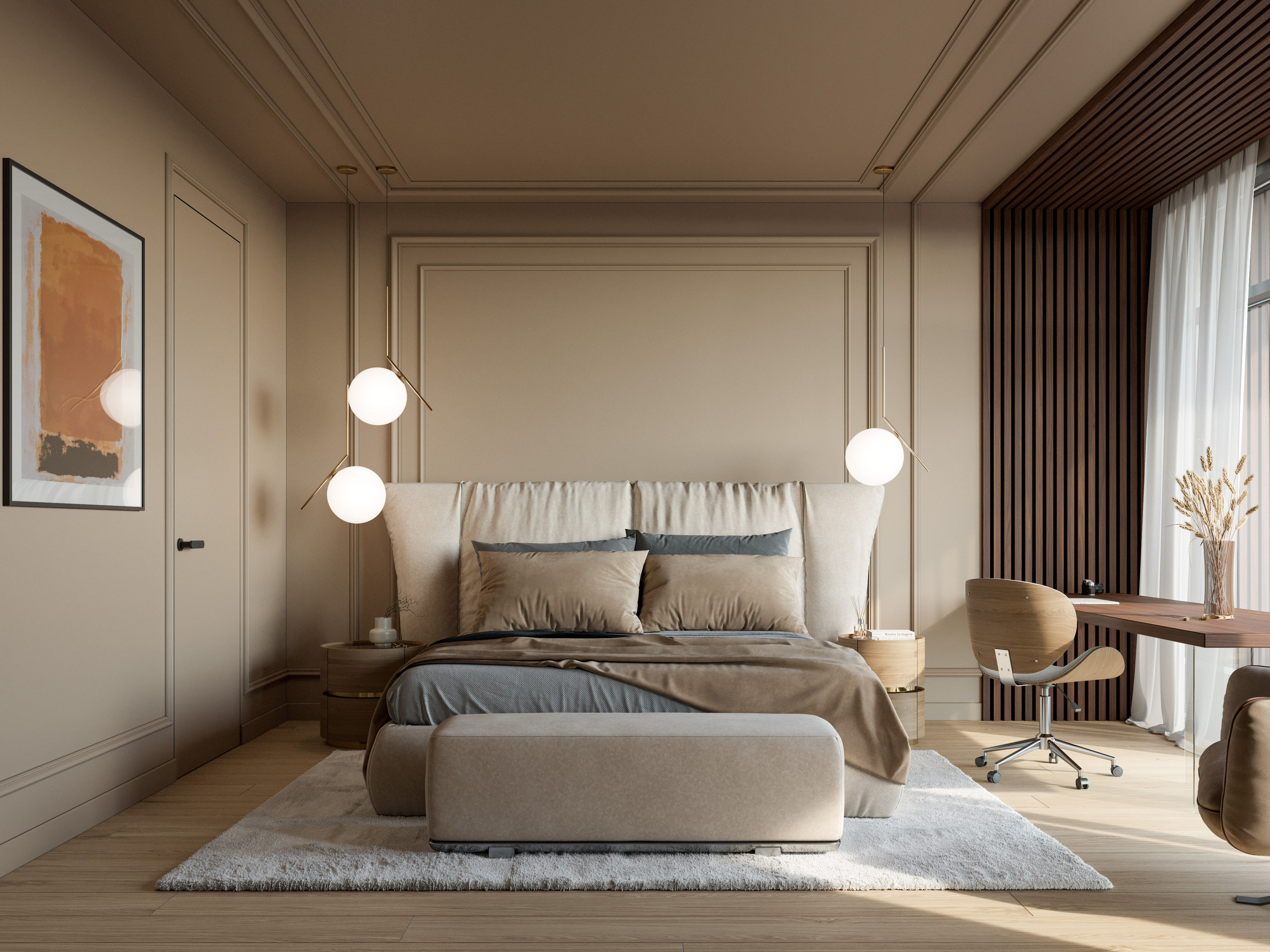 Современное Кантри в Интерьере: 3D Визуализации Квартиры с Деревянной Отделкой. Визуализатор интерьера в Москве | Брагин Кирилл