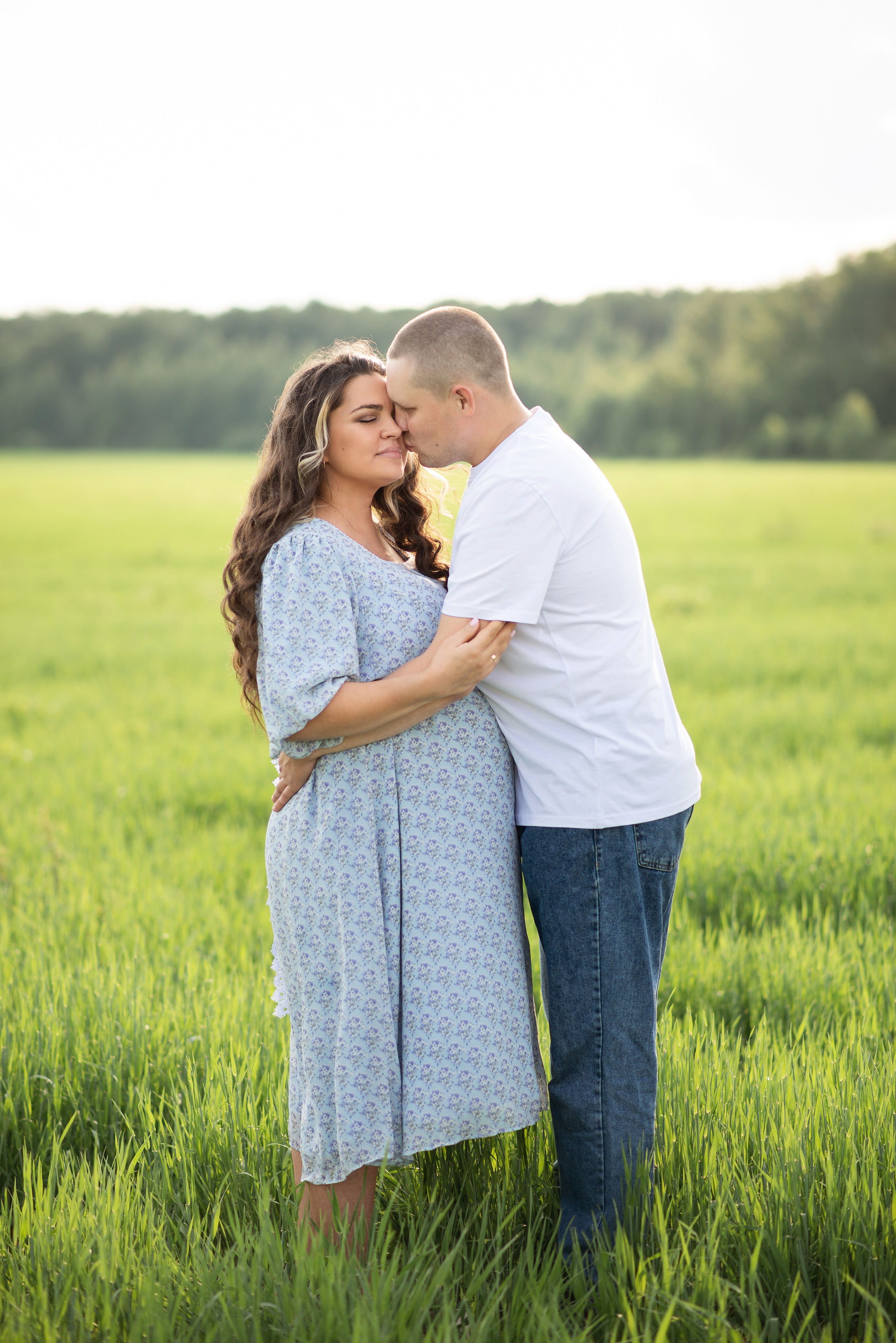 Съемка в поле. Фотограф новорожденных Екатеринбург, Первоуральск
