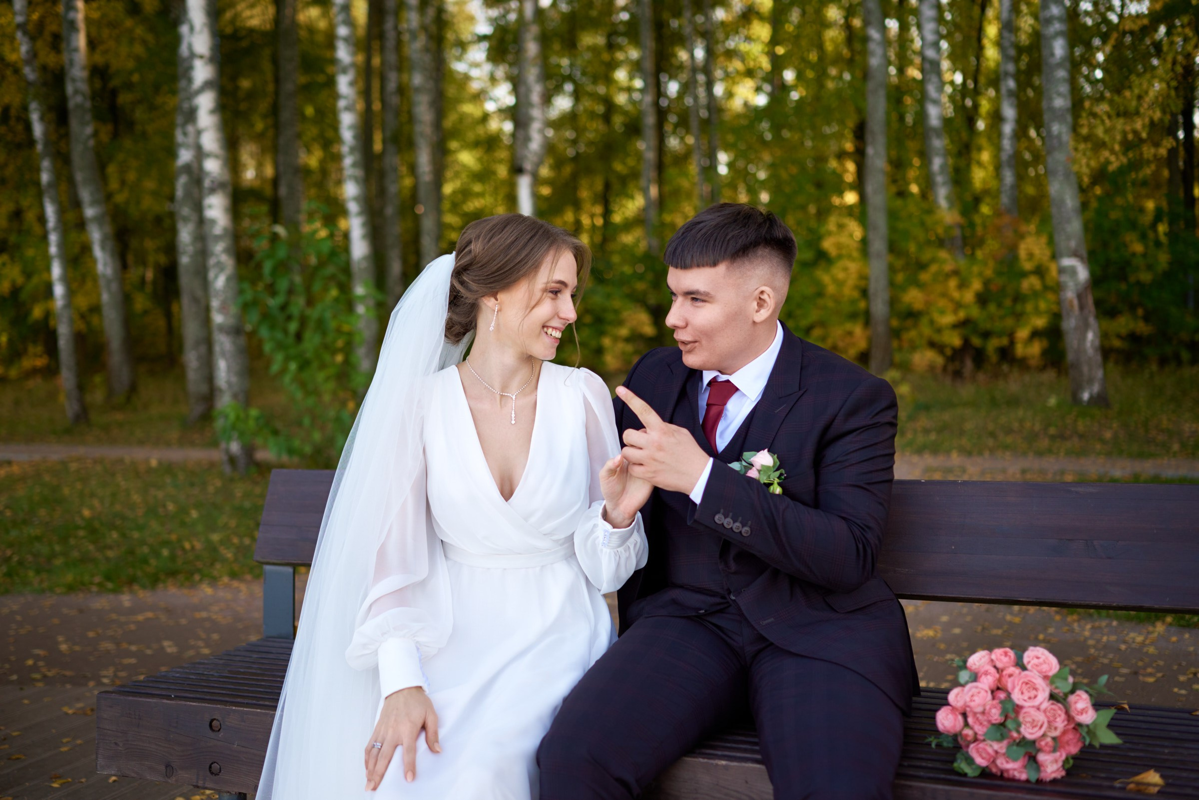 Никита и Настя. Свадебный фотограф, видеограф в Клину, Москве, Зеленограде, Калабушкин