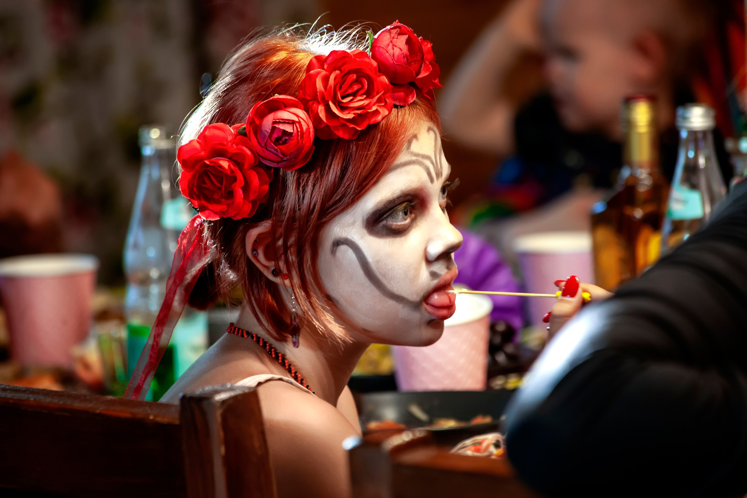 Макияж в мексиканском стиле - фотограф Янкаускене Наталья