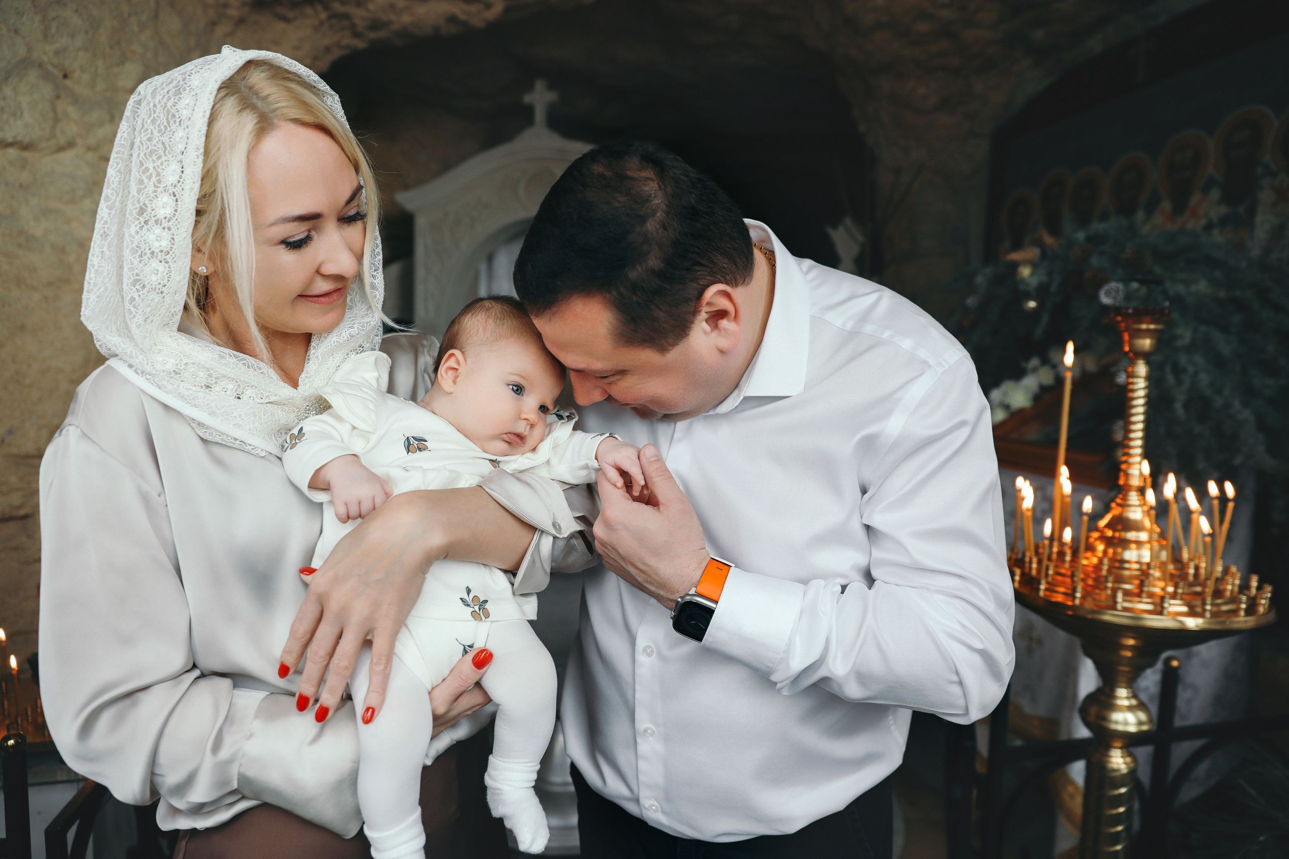 Крещение Алиса Свято-Георгиевский монастырь. Свадебный и семейный фотограф в Севастополе и Крыму Анастасия Сураева
