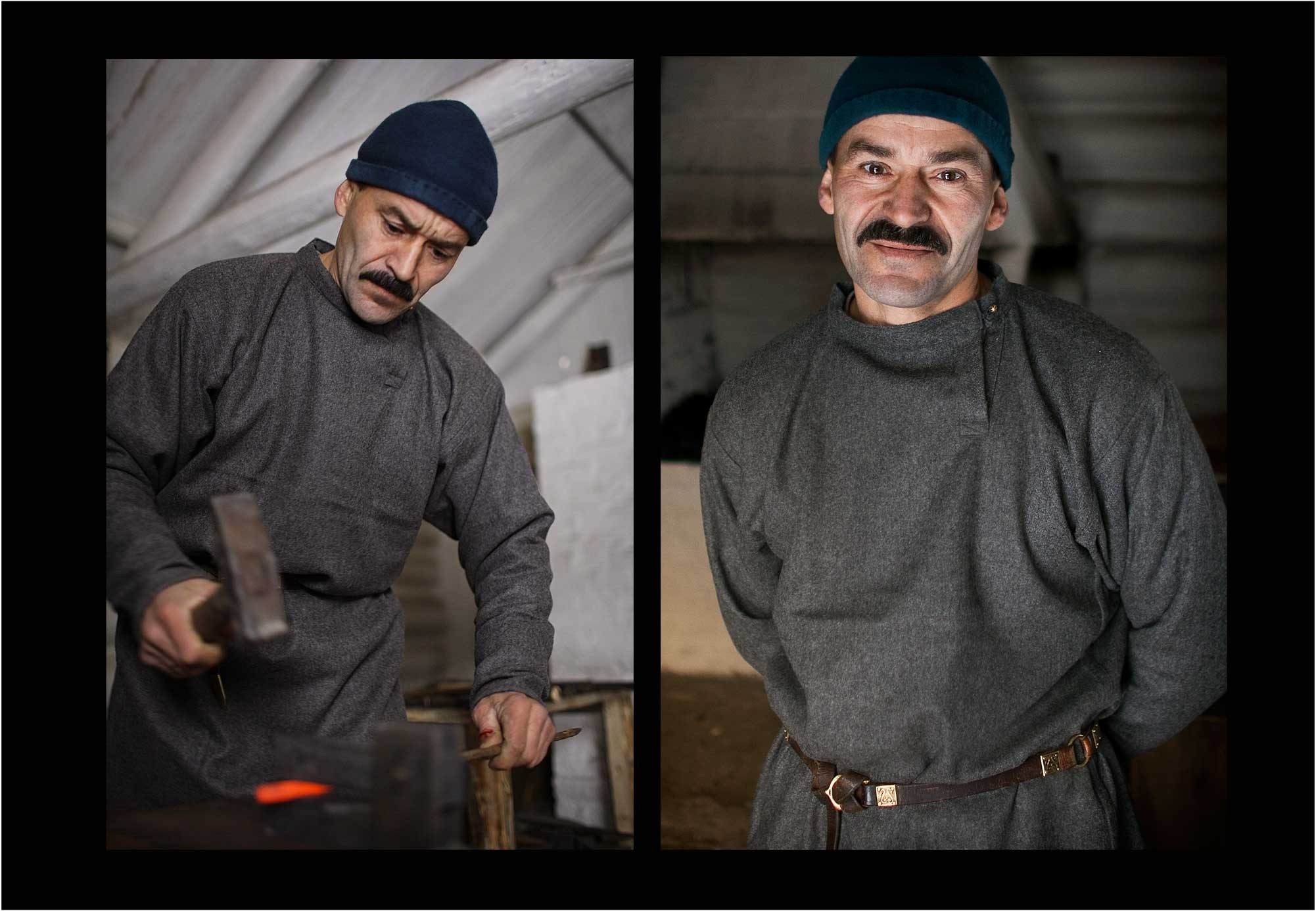 кузнец, портрет рабочего, рабочая профессия