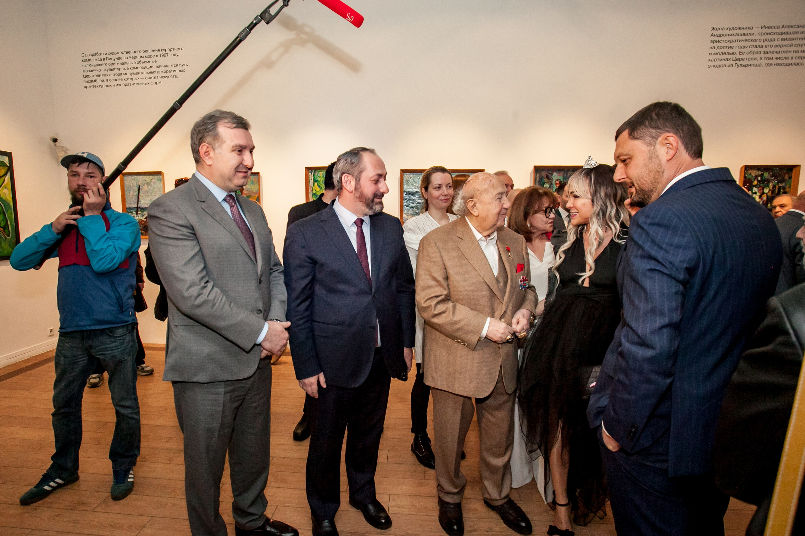 Открытие выставки Зураба Церетели. Art photographer Nino