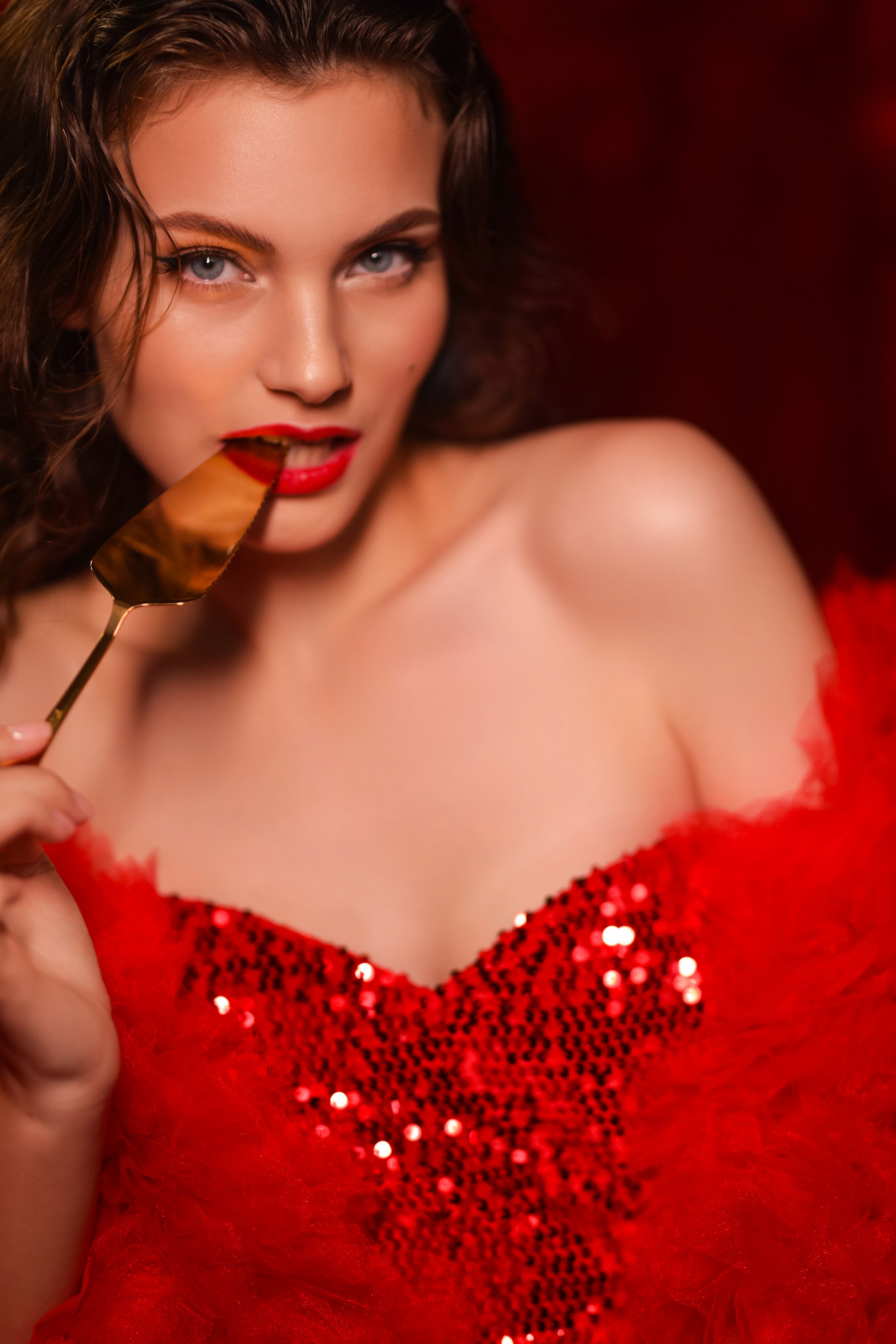 Кристина и красный бархат. Свадебный фотограф Беларусь Ольга Козыренко