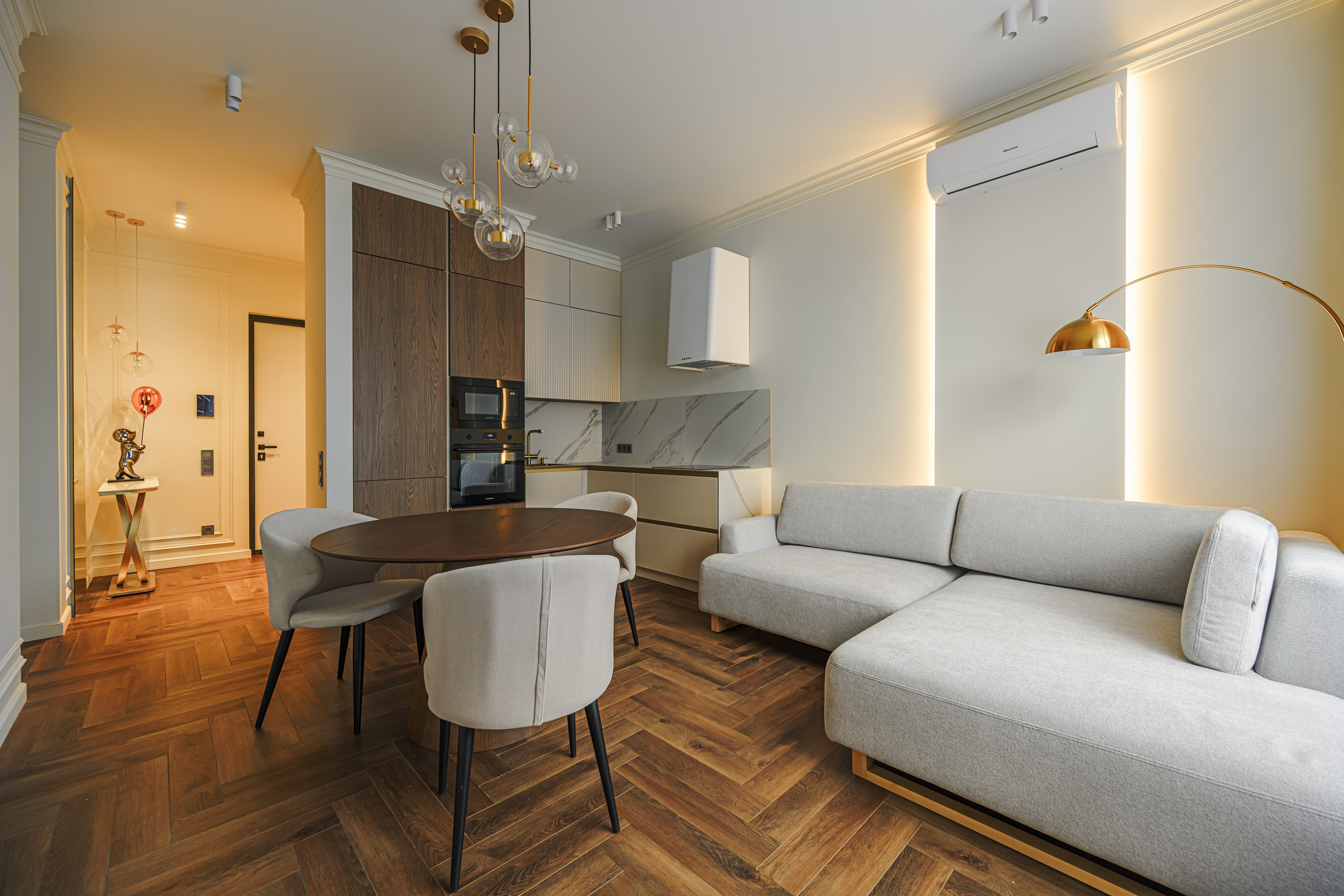 ЖК Легенда Малоохтинский. Реализованный проект, инвестиционный. Дизайн-студия интерьеров Юлии Ивановой