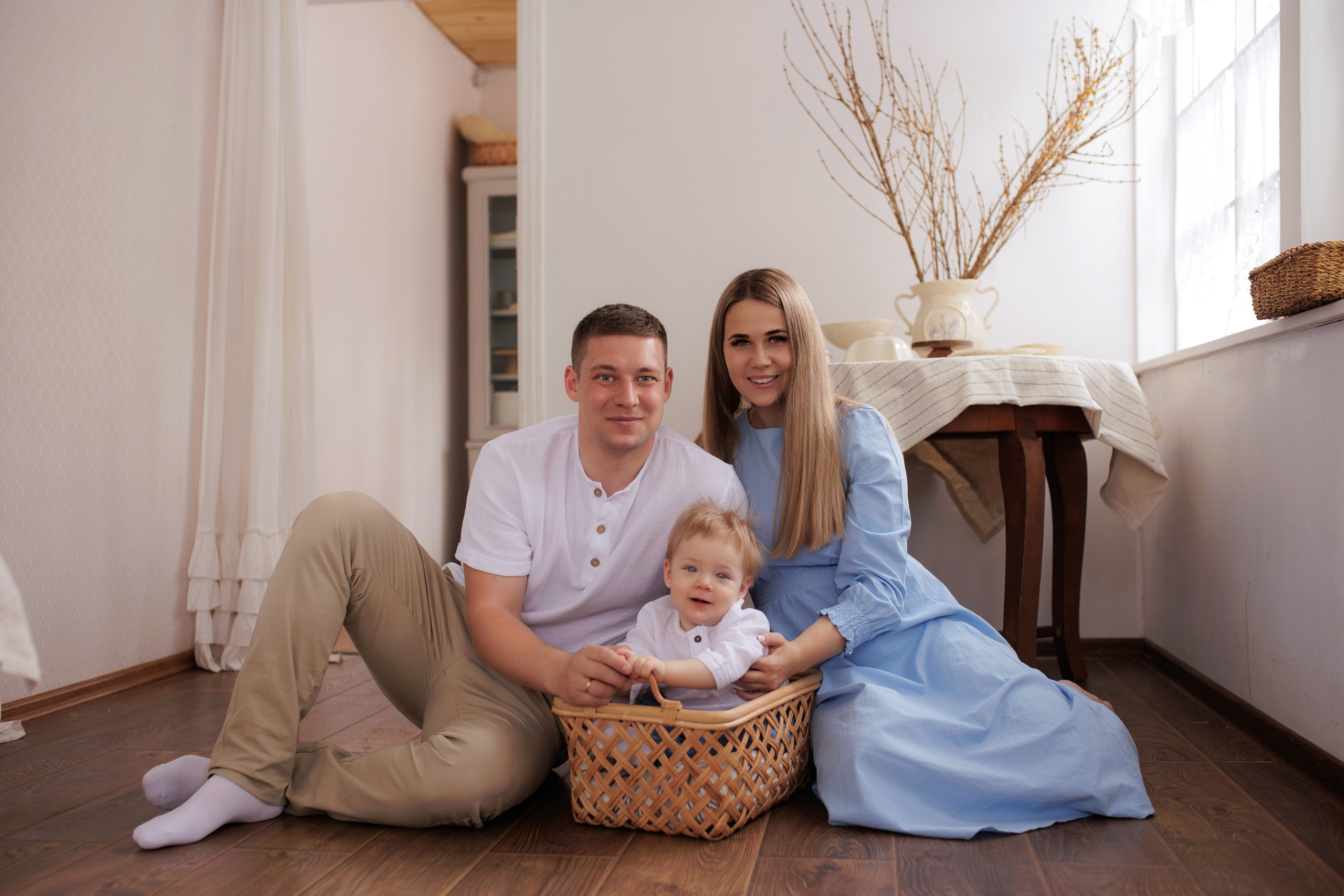 Кристина, Женя и Егорка