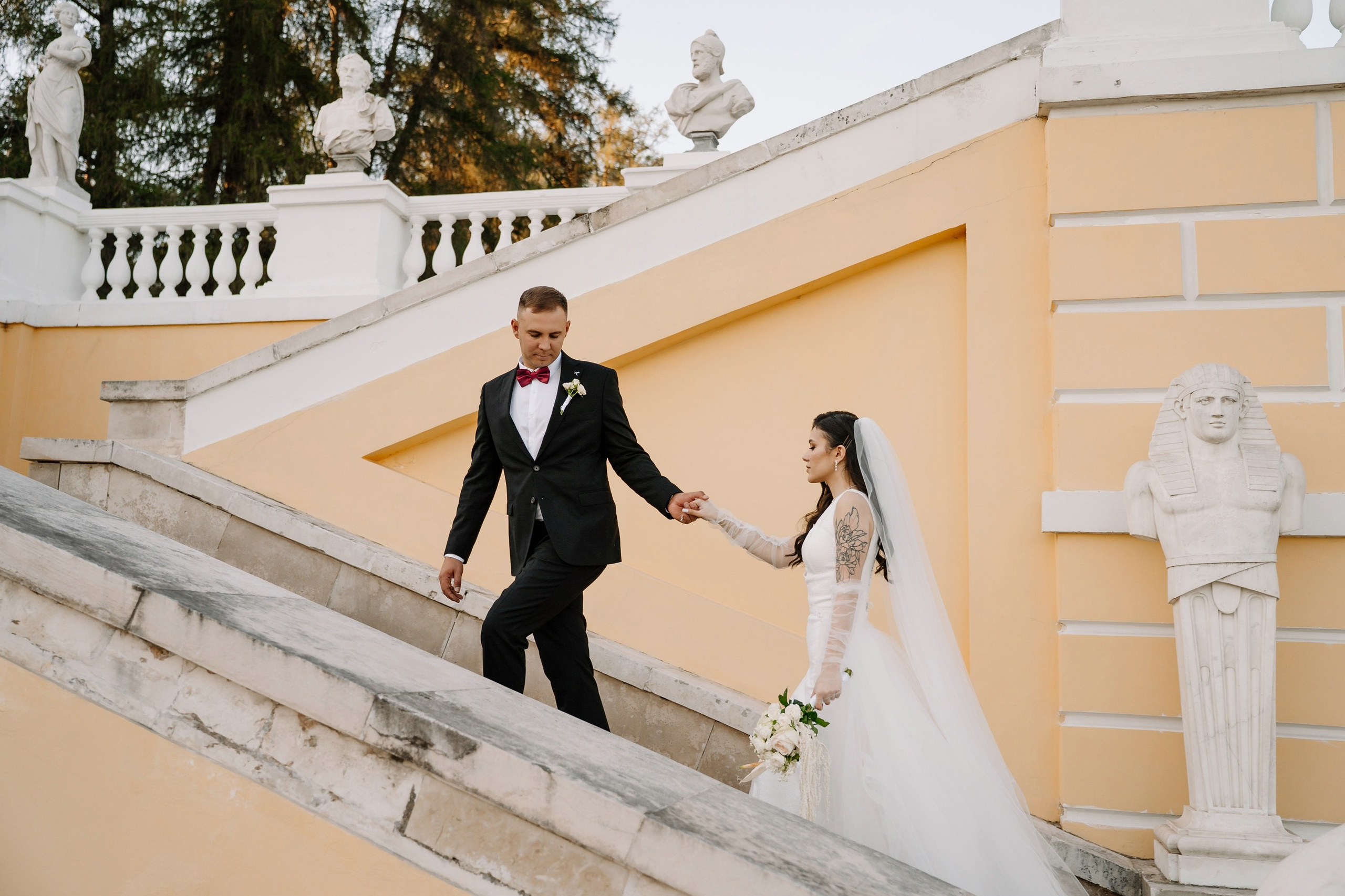 Свадьба в усадьбе Архангельское. Свадебный и семейный фотограф в Москве Светлана Зоткина