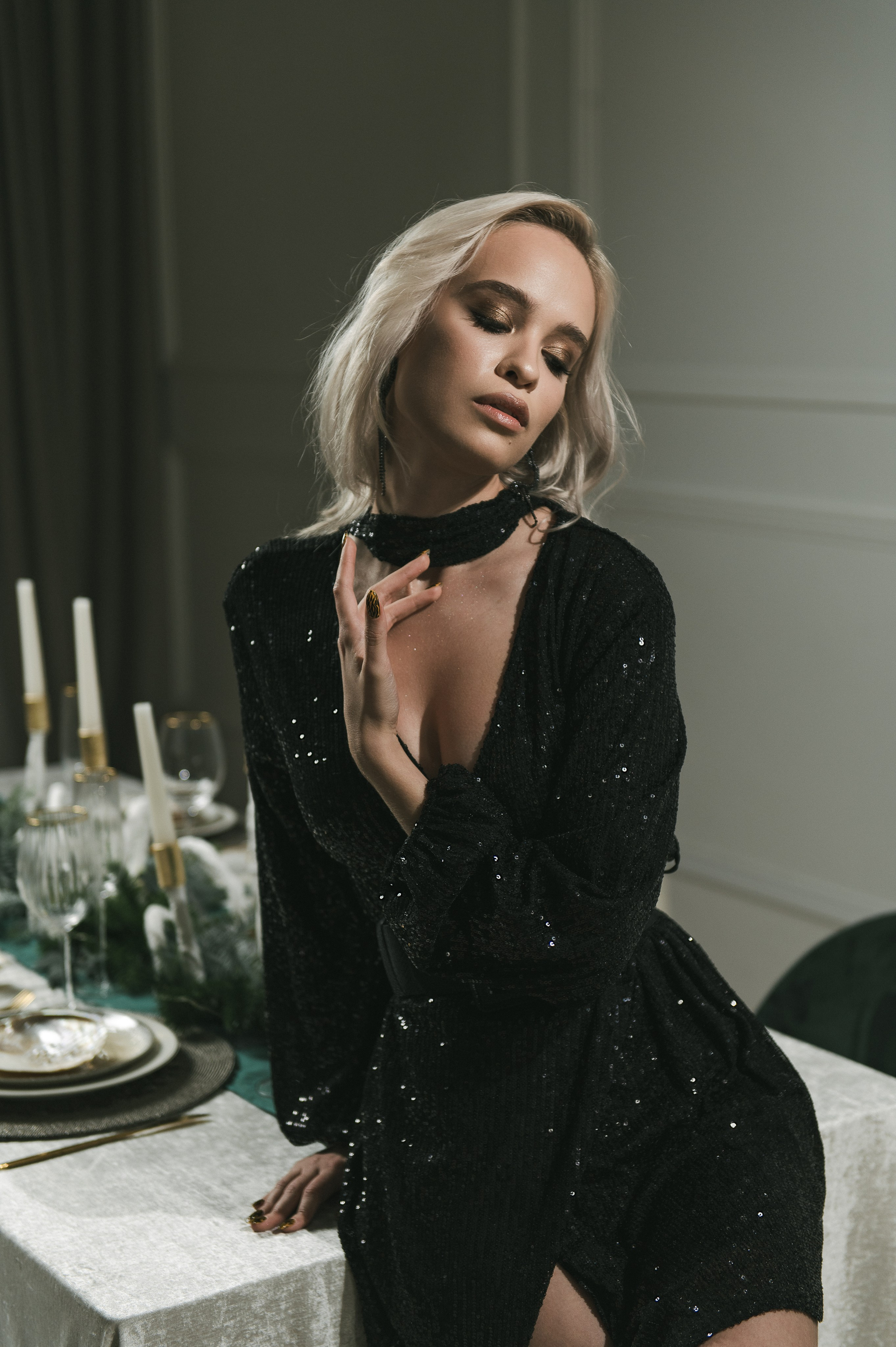 Новогодняя фотосессия в студии. Екатерина Бакурова — контент фотограф, женский фотограф в Краснодаре