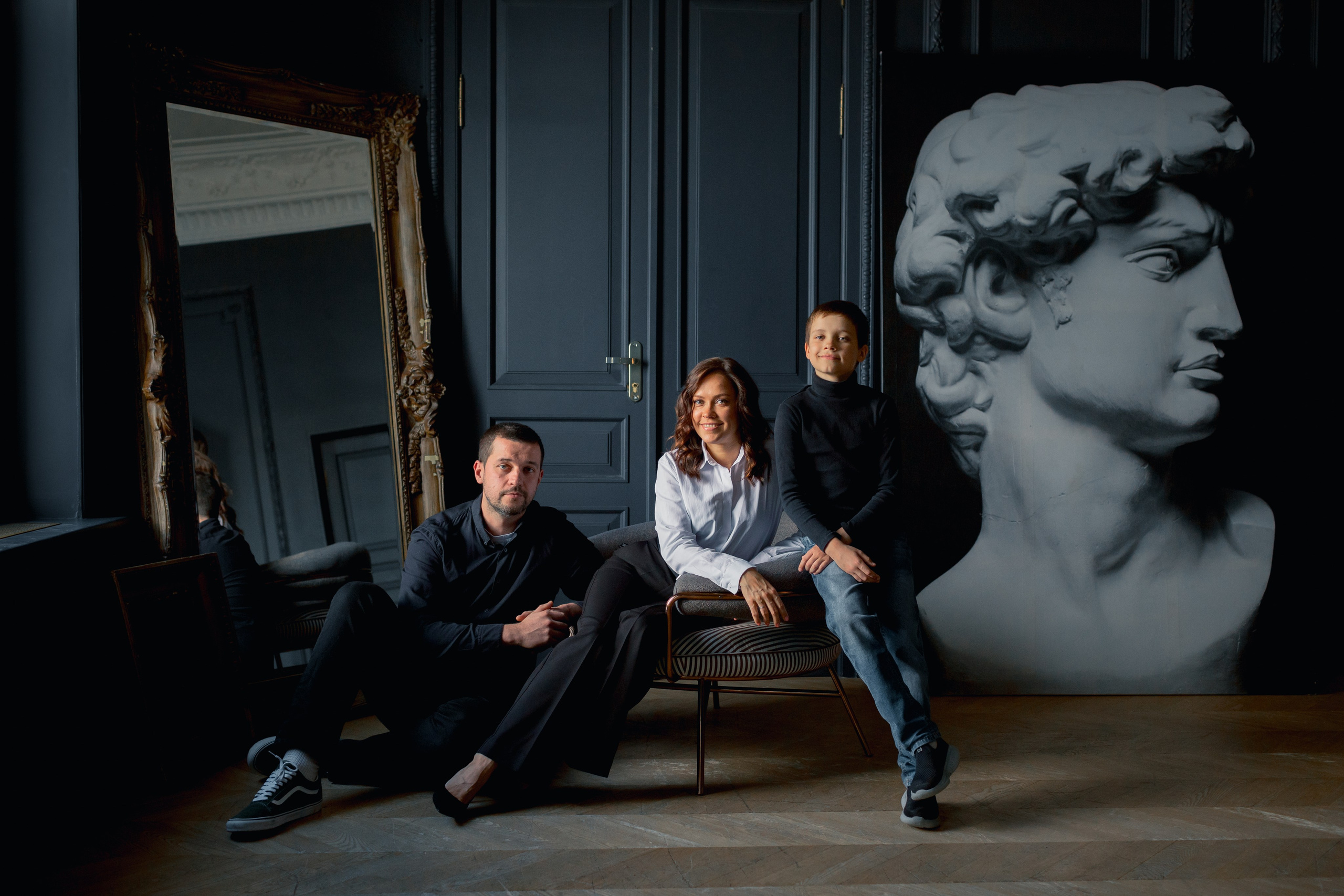 Главные портреты Алины, Димы и Левы. Семейный и портретный фотограф в Санкт-Петербурге Андрей Воробьев