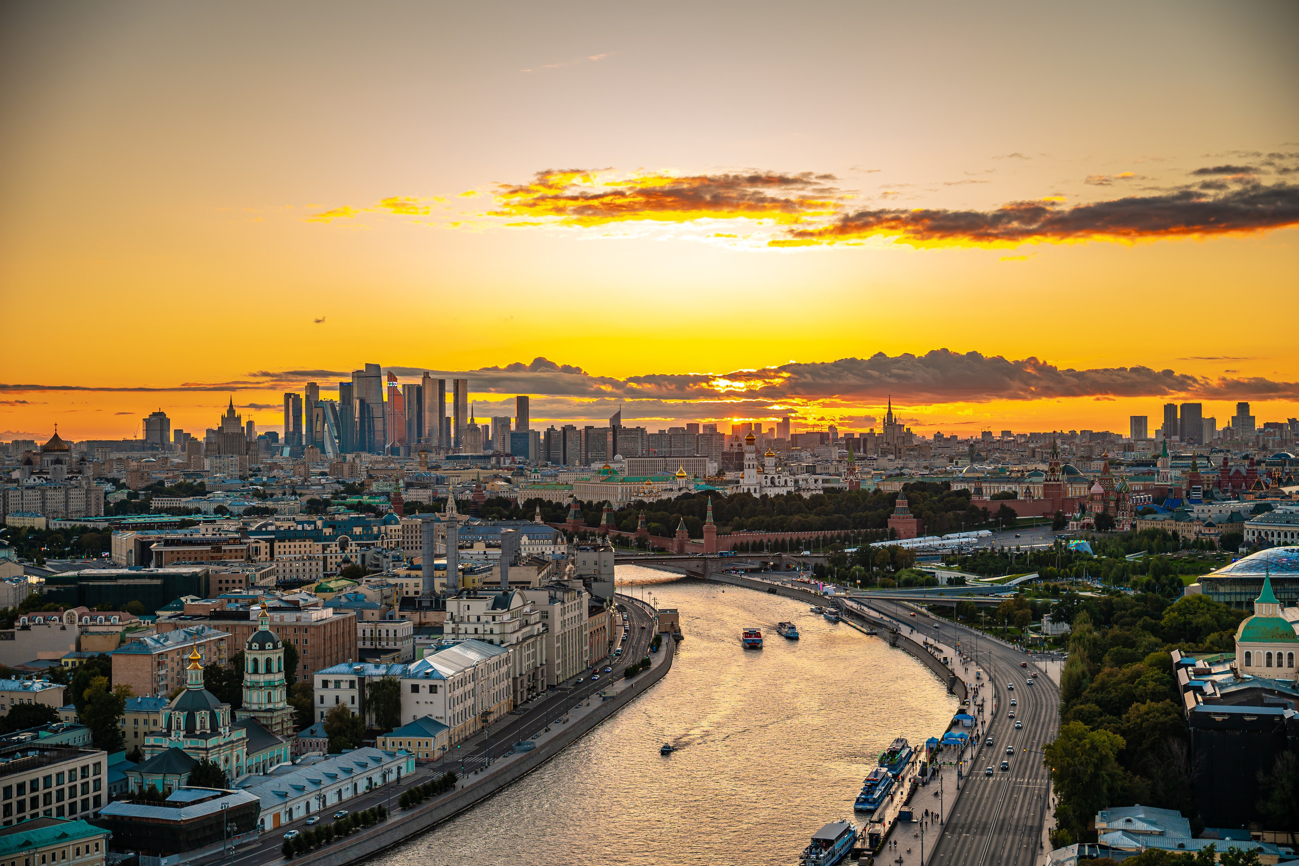 Ночные панорамы Москвы. Коммерческий, репортажный фотограф в Москве Лейла Мару