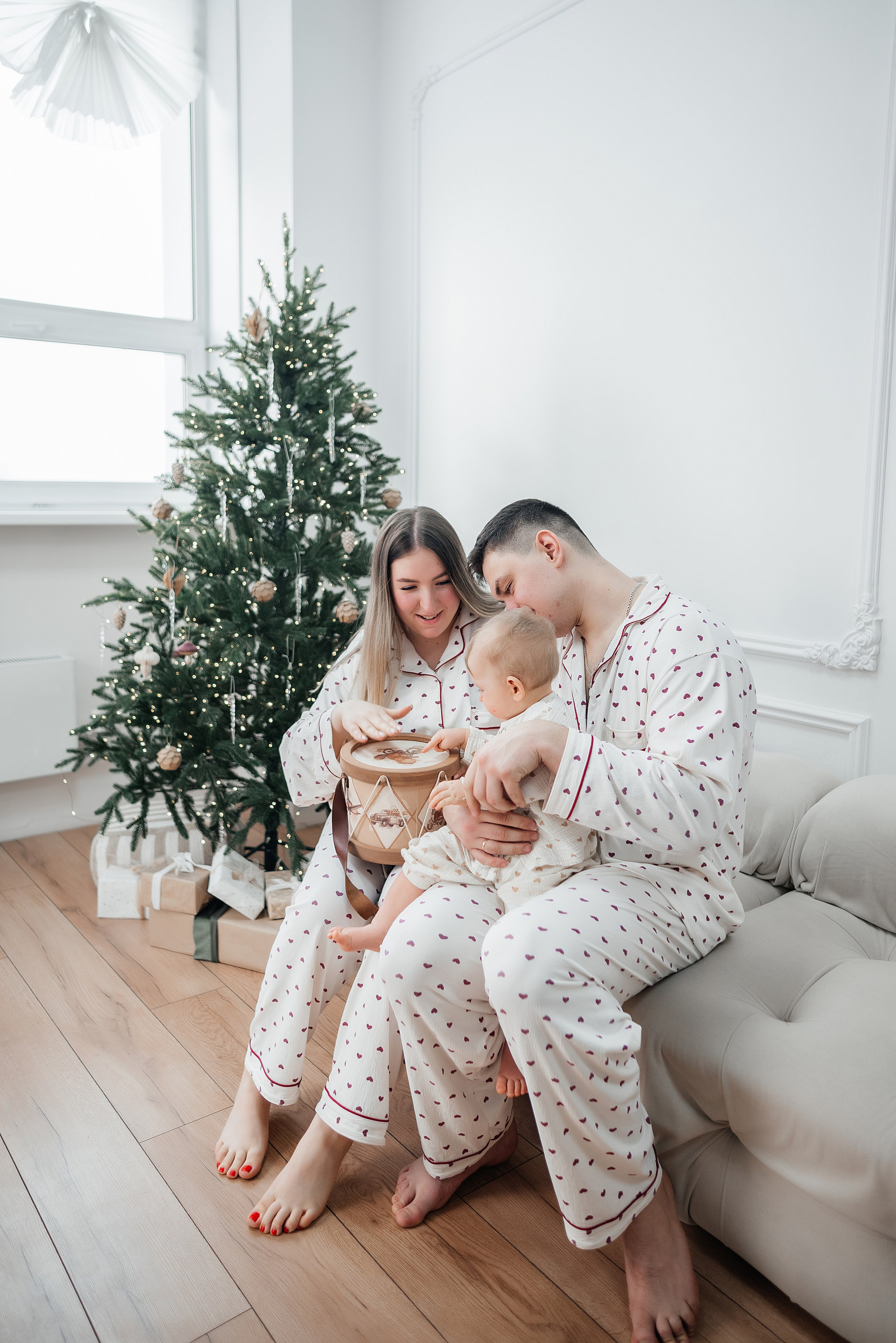 Семейная съемка к Новому году. Фотограф Анастасия Фомина