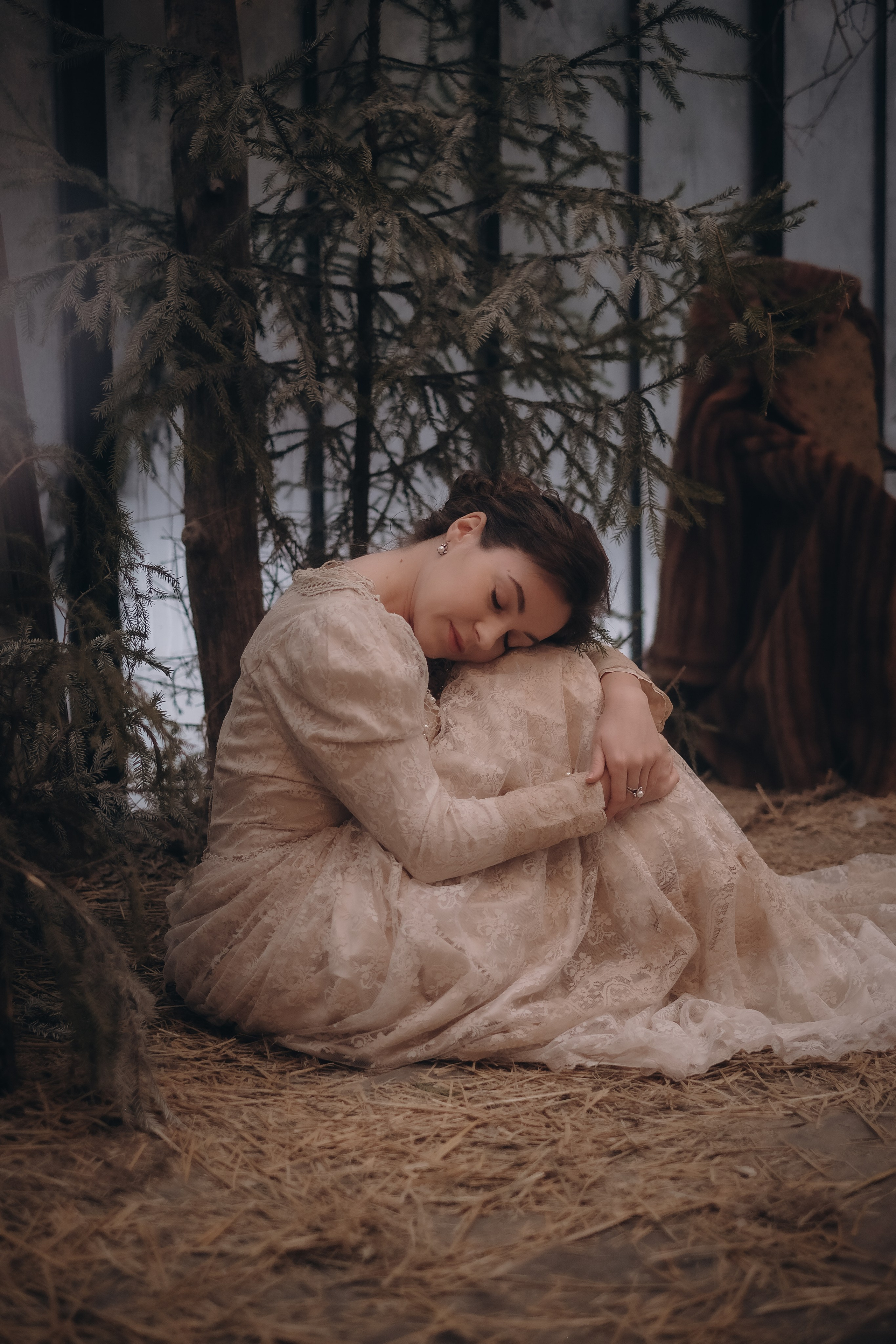 В заброшенной оранжерее. Свадебный и семейный фотограф в Москве Инника Кетлер