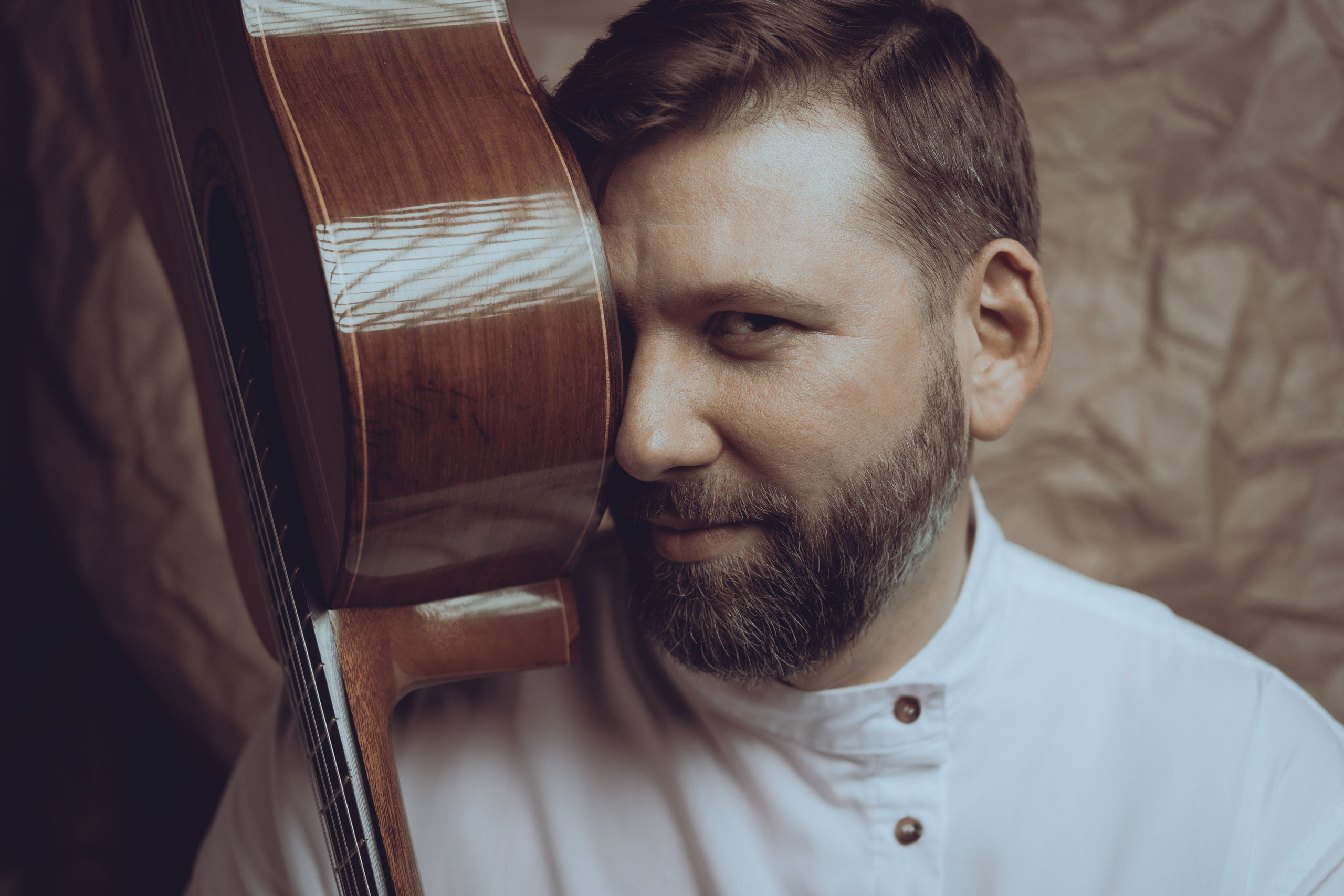 Фотосессия мужской портрет (гитара). Яростный фотолюбитель Vervie Vitoe