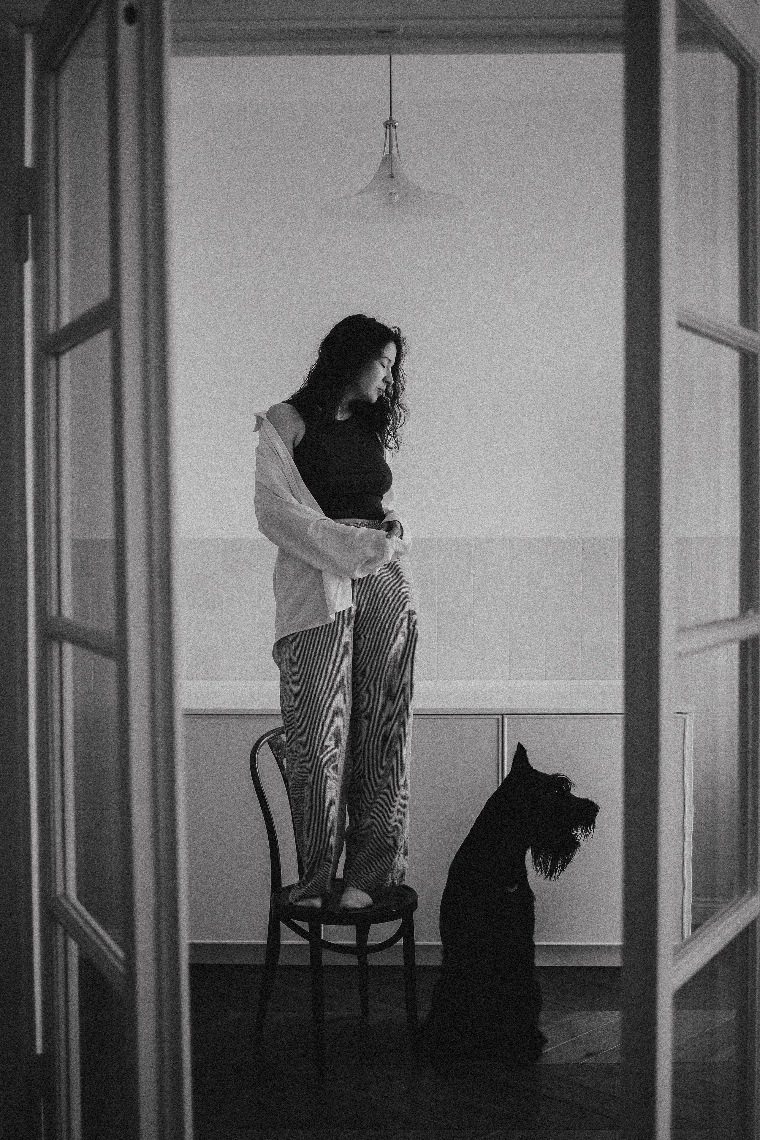 Умбра и Даша. Фотограф анималист Анастасия Пикей