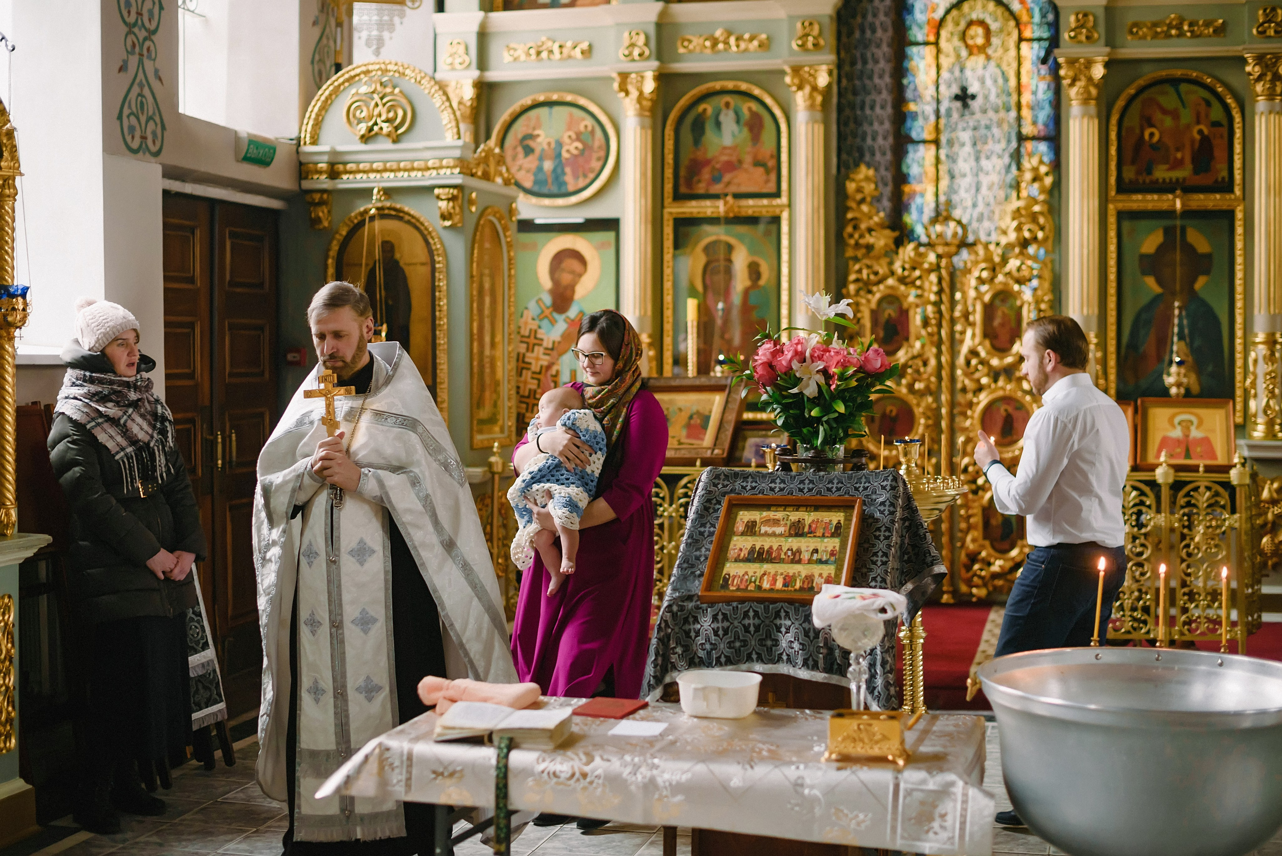Таинство Крещения. Семейный и детский фотограф в Обнинске, Калуге, Москве