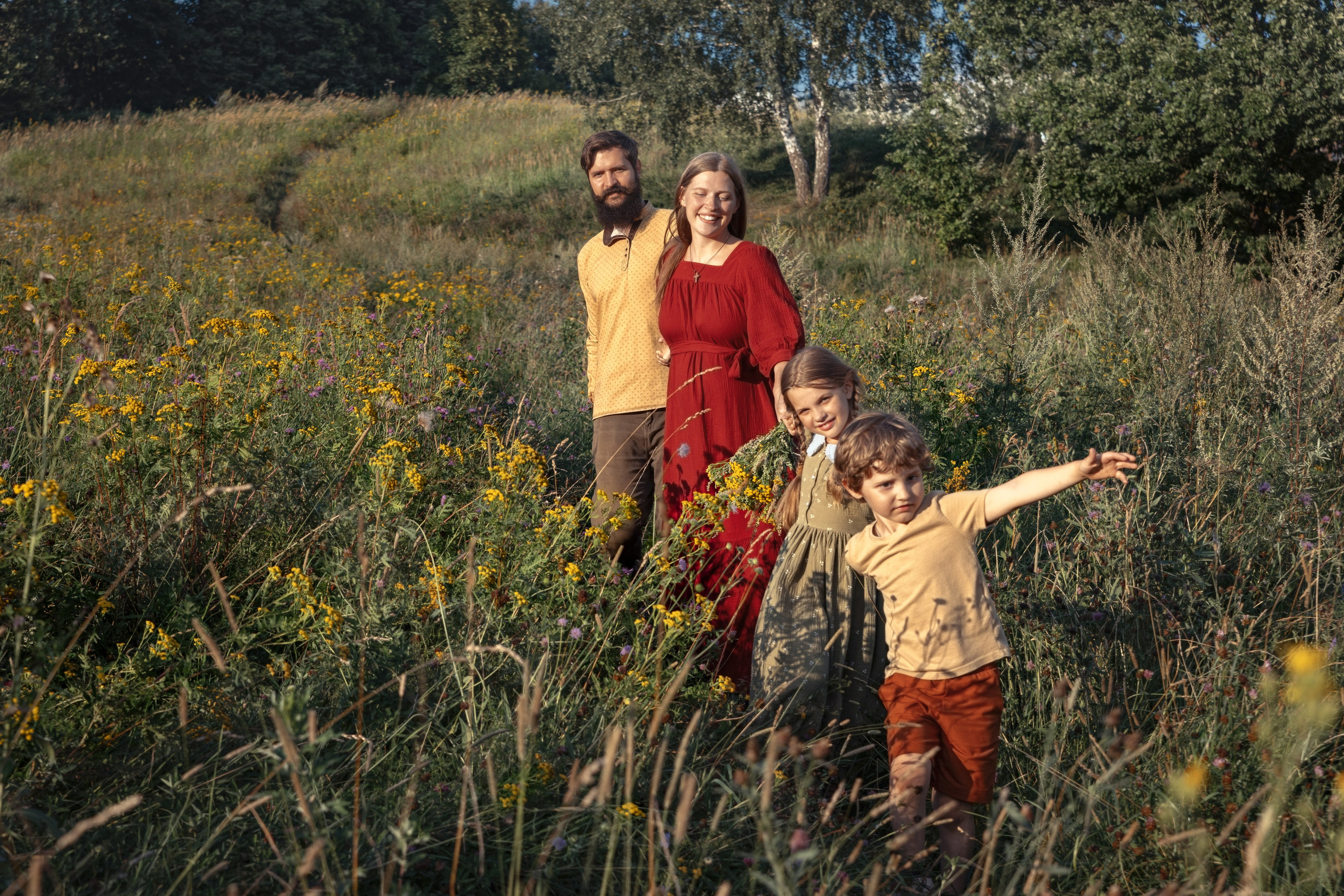 Семейная съемка в парке. Семейный фотограф в Москве Трубинова Екатерина
